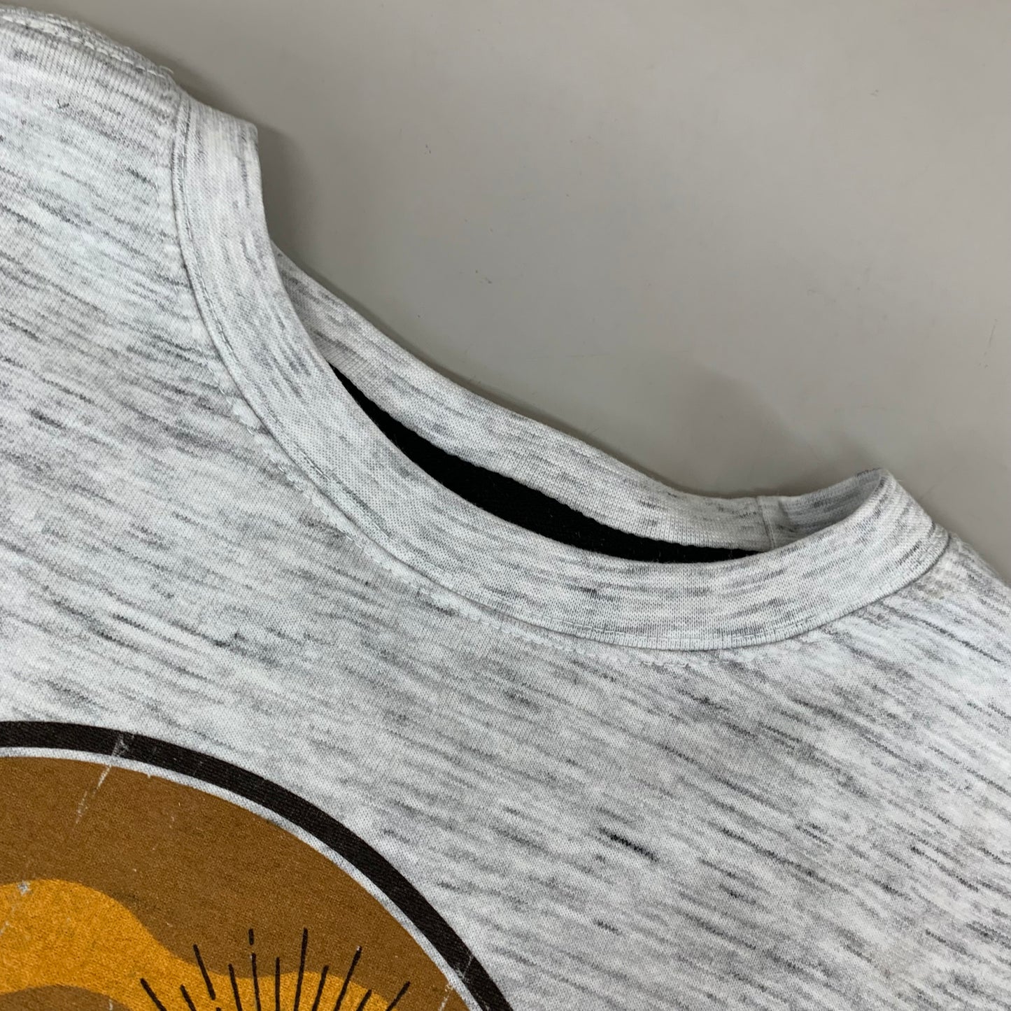 LONEROCK Helen Georgia Crew Sweatshirt Sz Large Grey/White