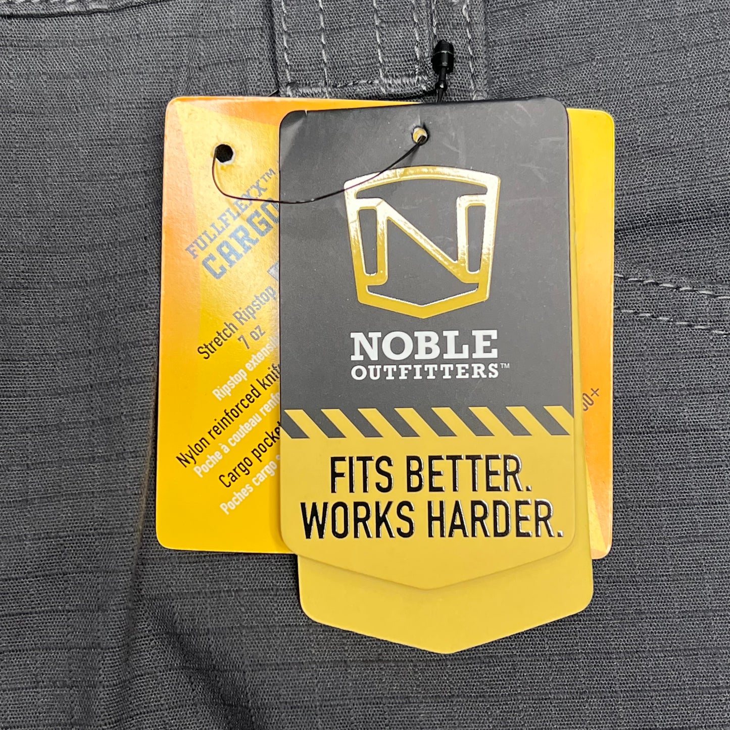 NOBLE OUTFITTERS Full Flexx Ripstop Cargo Pant Men's Sz 32x34 Wolf Grey 18449