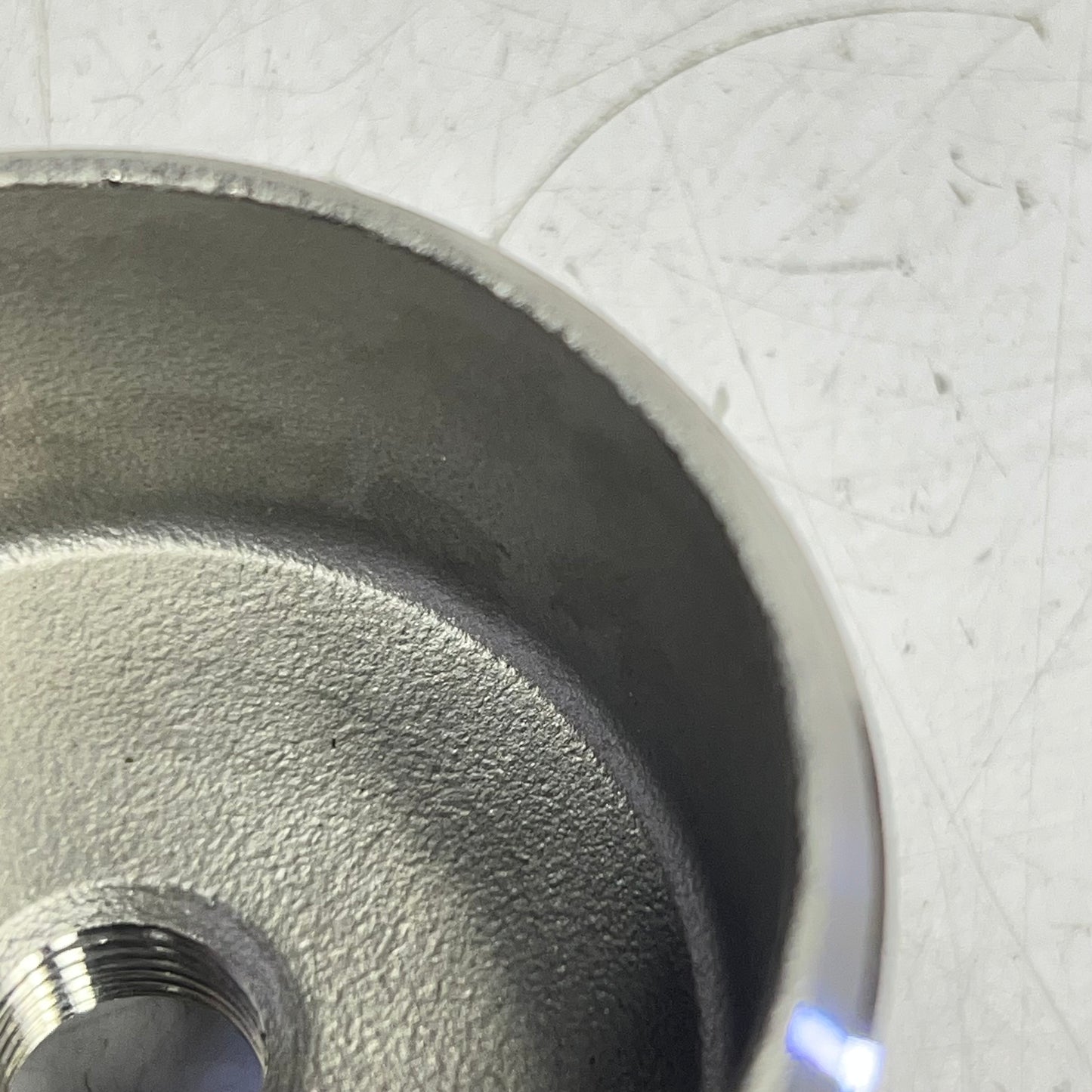 SERVICE METAL SS Hexagon Bushing NPT Connection 2"x1/4" Silver SSS6HB02.0X.250