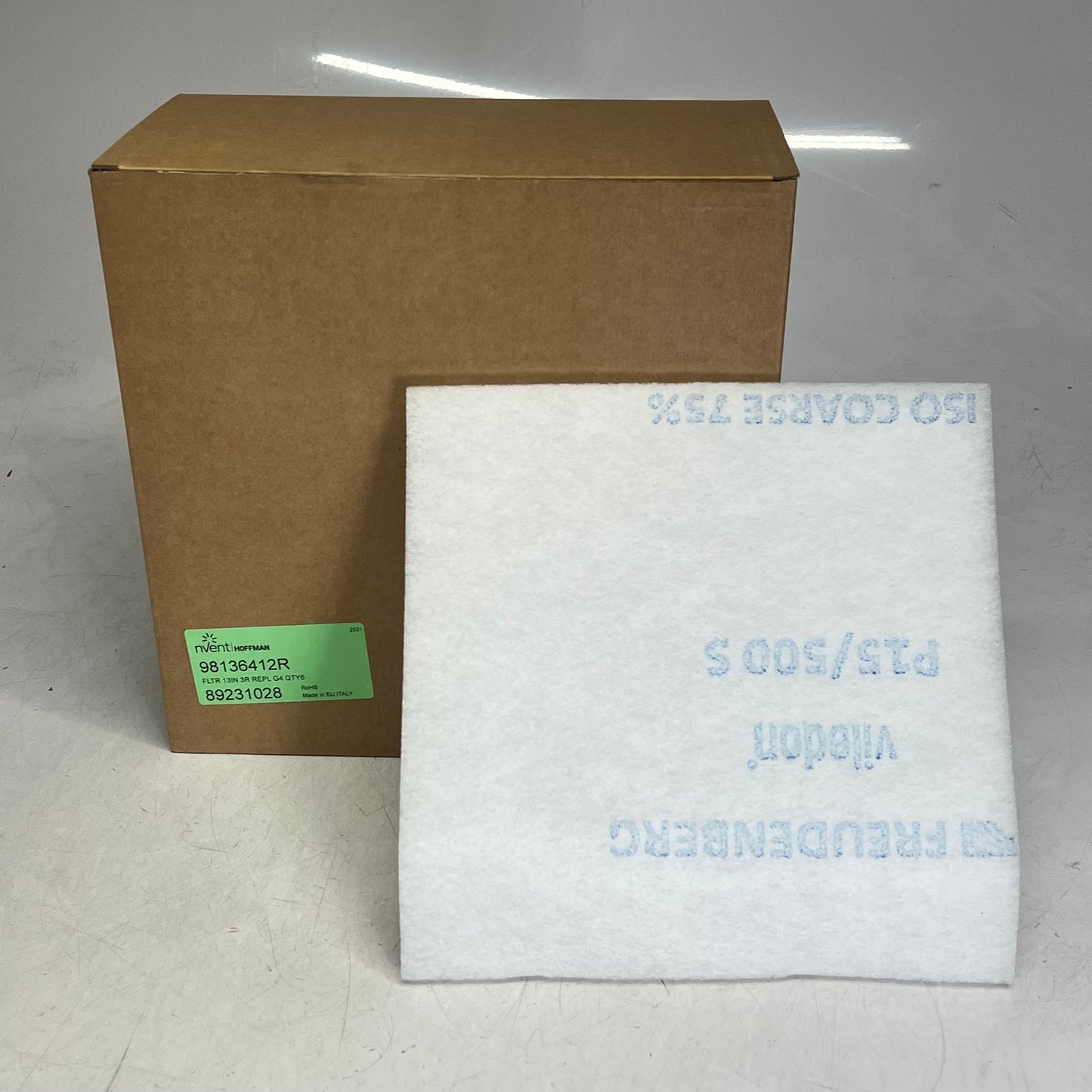 NVENT (24 PACK) Hn 3r Mount Filter Fans Replacement Filters 12x12x0.4 98136412R