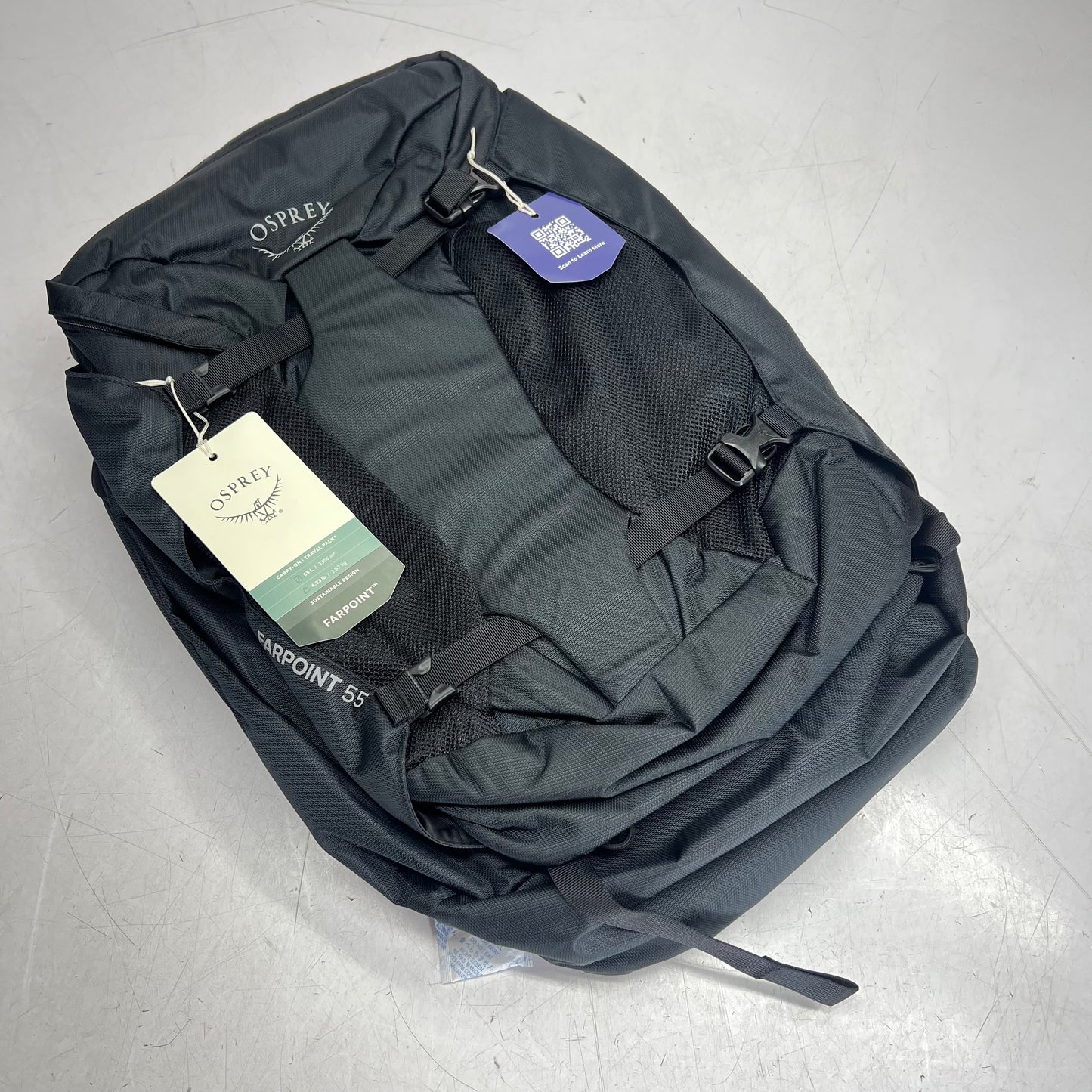 OSPREY Farpoint 55L Travel Pack Lockable Men's Adjustable fit Black 10003321