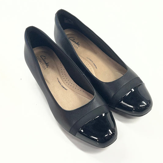 CLARKS COLLECTION Juliet Monte Flats Collection  Women's Sz 9.5 Black 36864