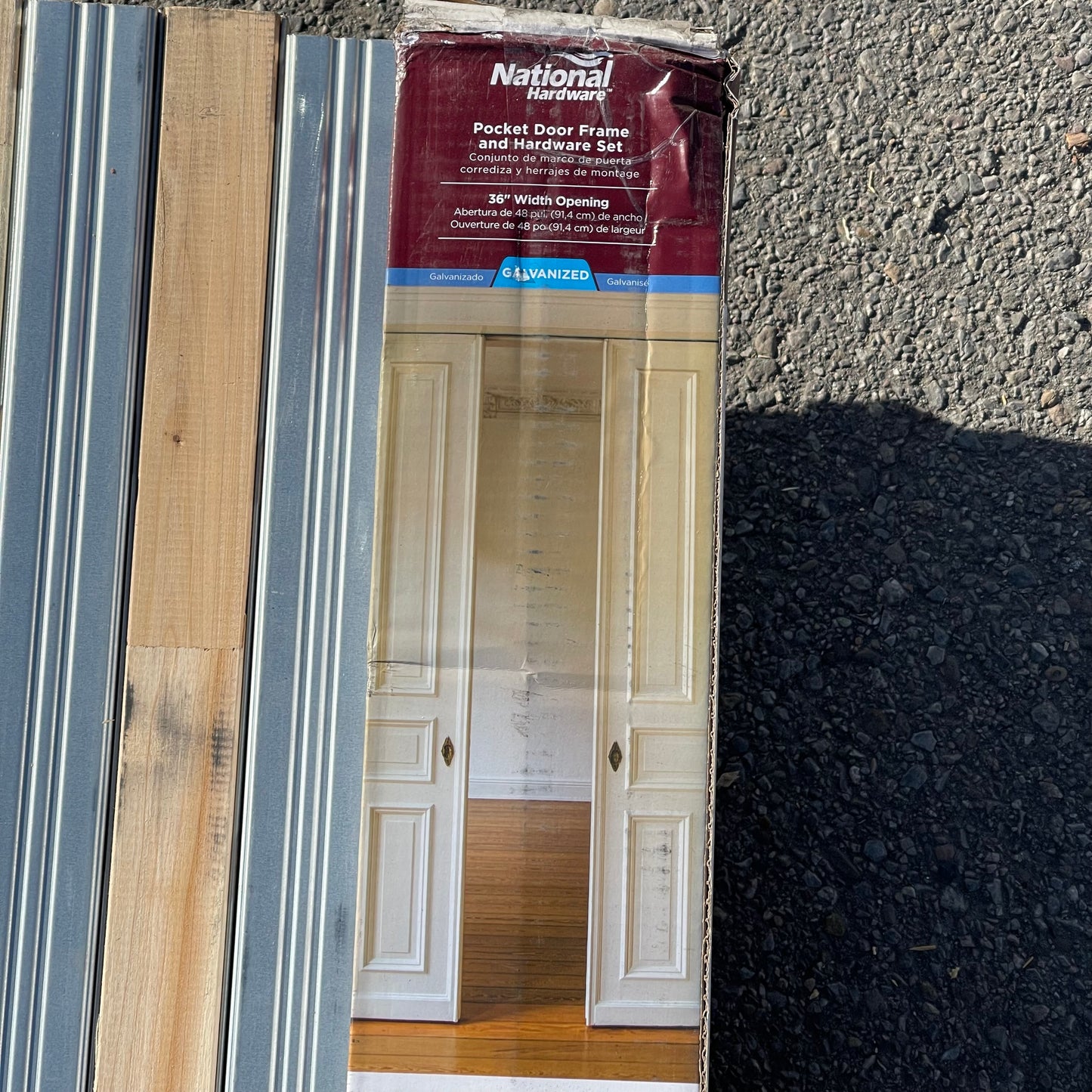 ZA@ Pallet of NATIONAL HARDWARE Pocket Sliding Door Parts (AS-IS)