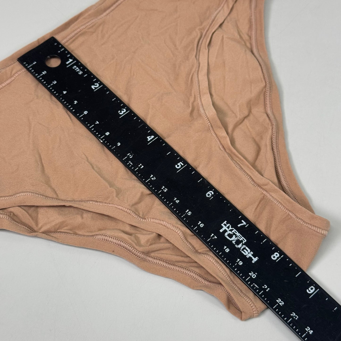 SKIMS Max Stretch Cheeky Brief 100% Cotton Gusset Womens Sz M Sienna PN-CBR-0029