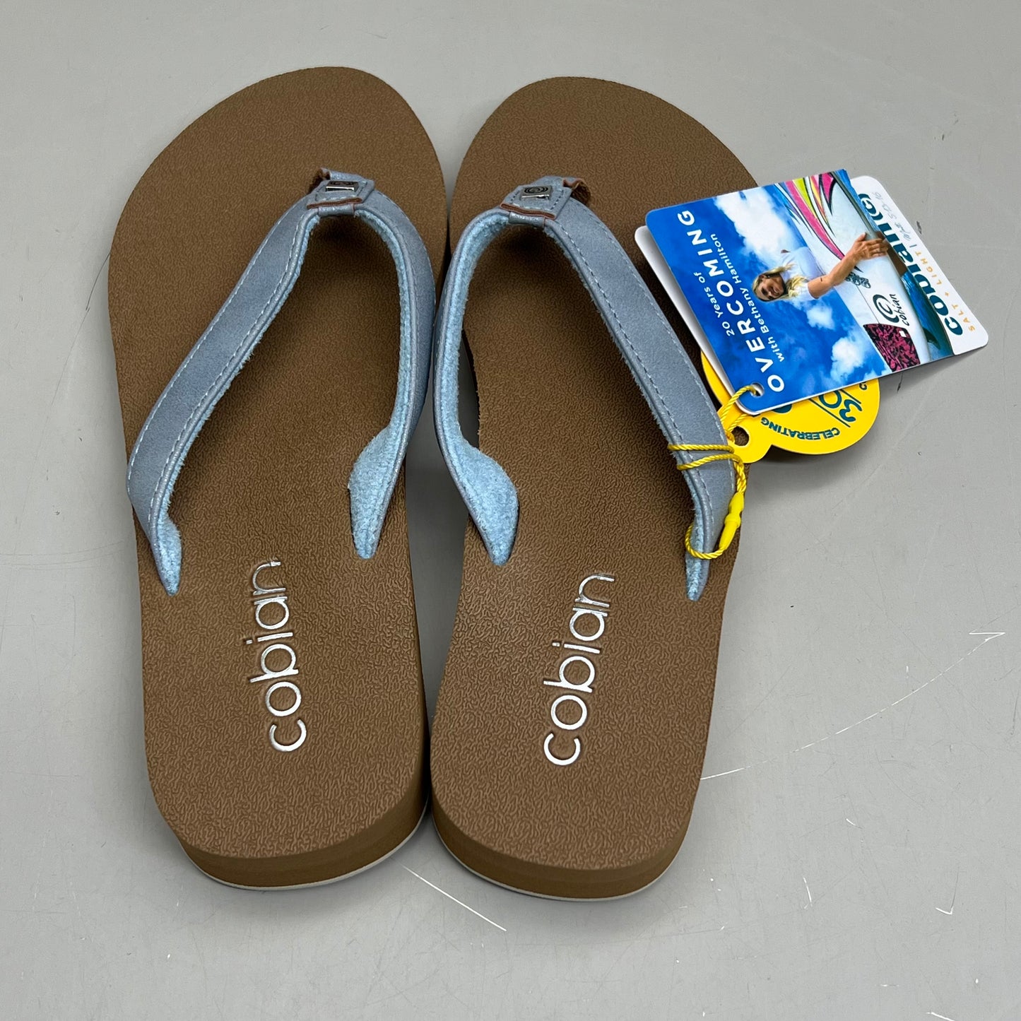 COBIAN Skinny Bounce Comfortable Synthetic Strap Women's Sz 8 Blue SKI25-400-08