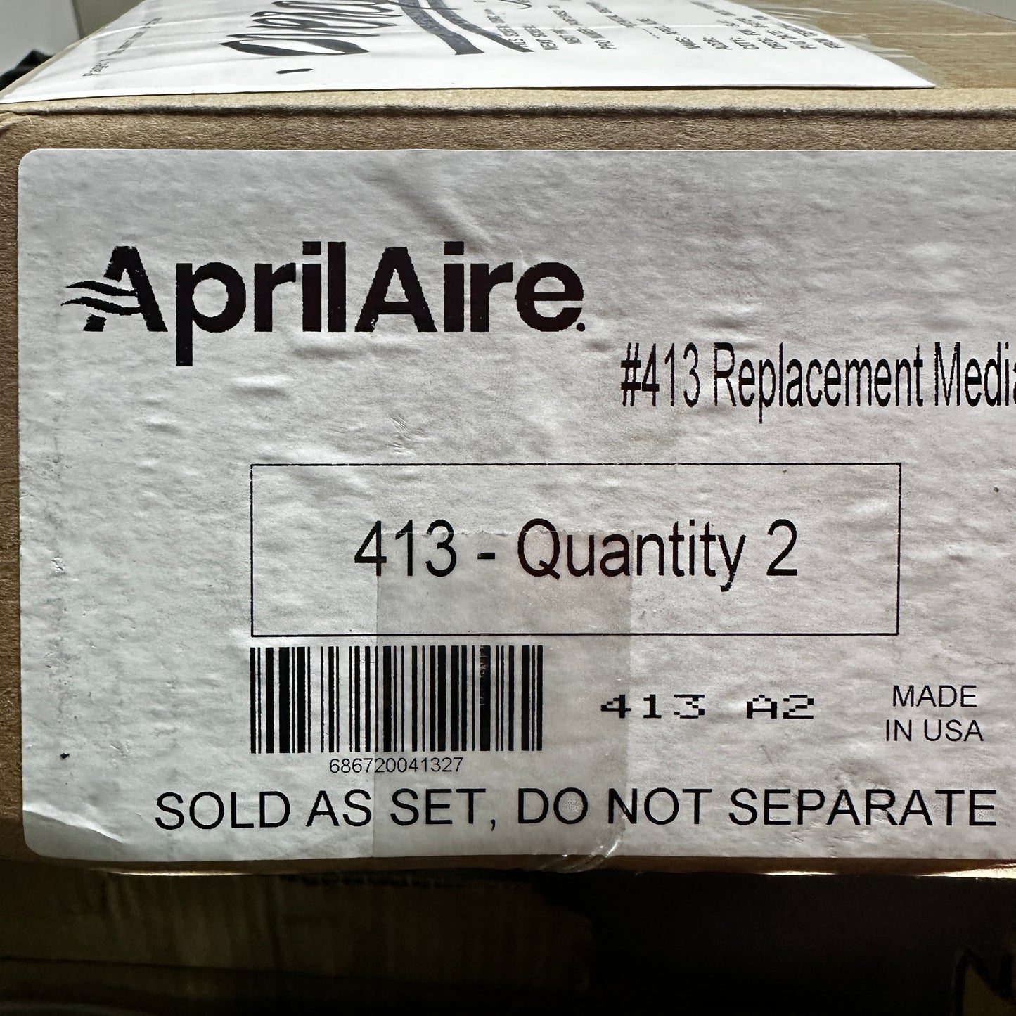 APRILAIRE (2 Pack) Replacement AC Air Filters Whole House Air Purifiers MERV 13