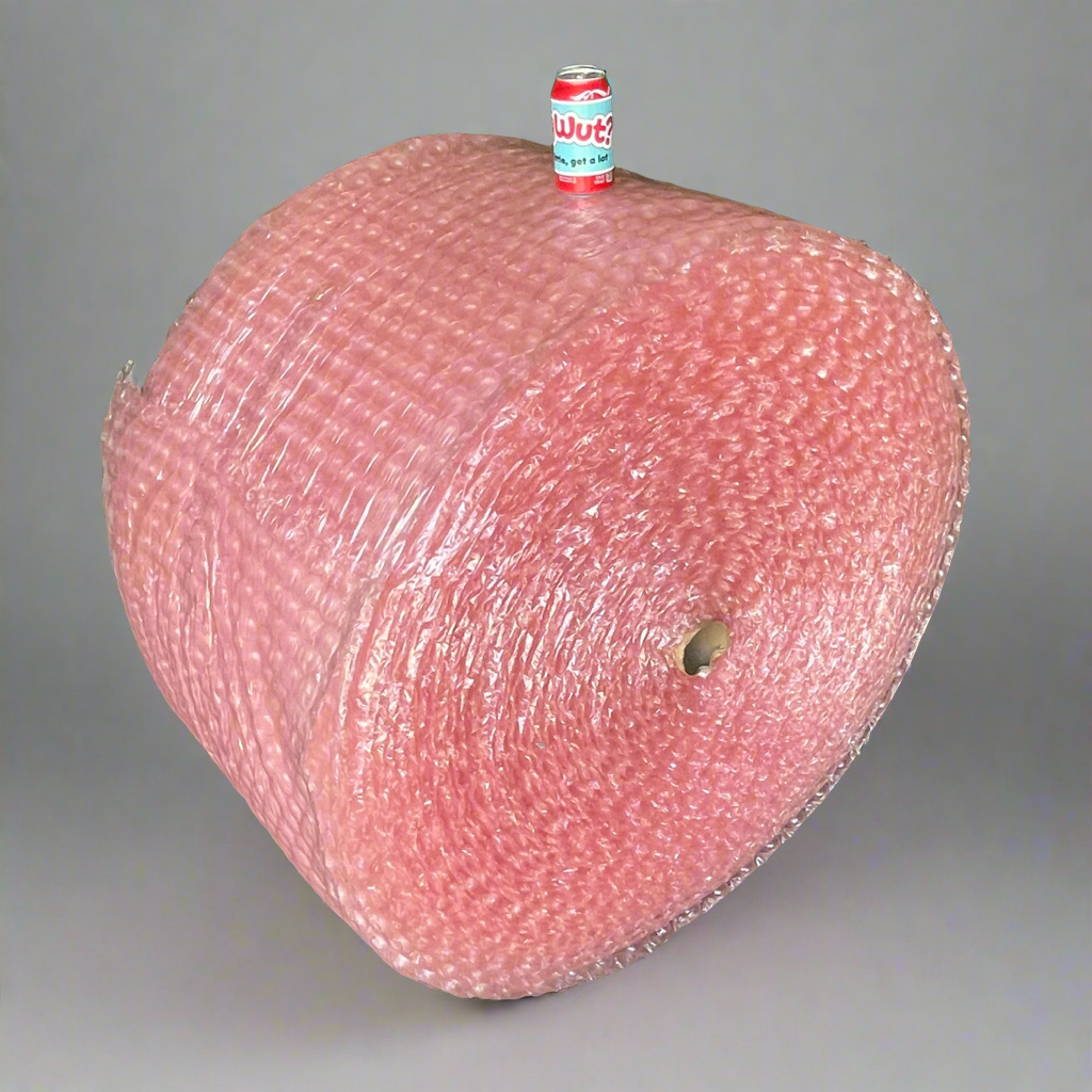 ULINE Anti-Static Bubble Roll 1/2”x 24”x 250’ S-1269P Pink