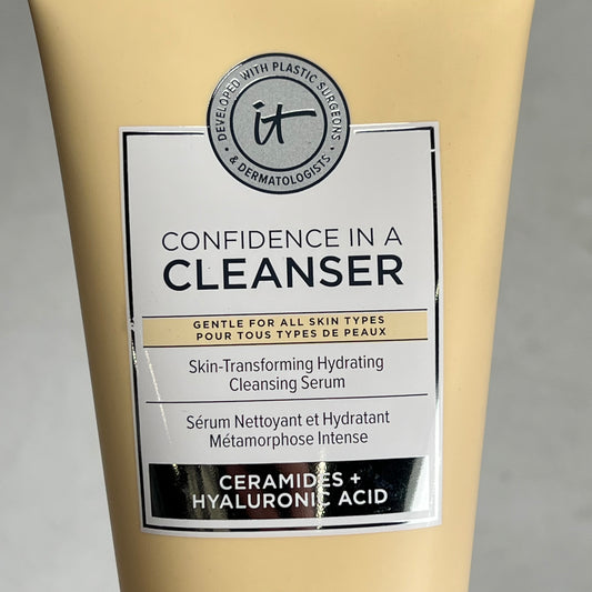 IT COSMETICS Confidence in a Cleanser Ceramides + Hyaluronic Acid 5 us fl oz