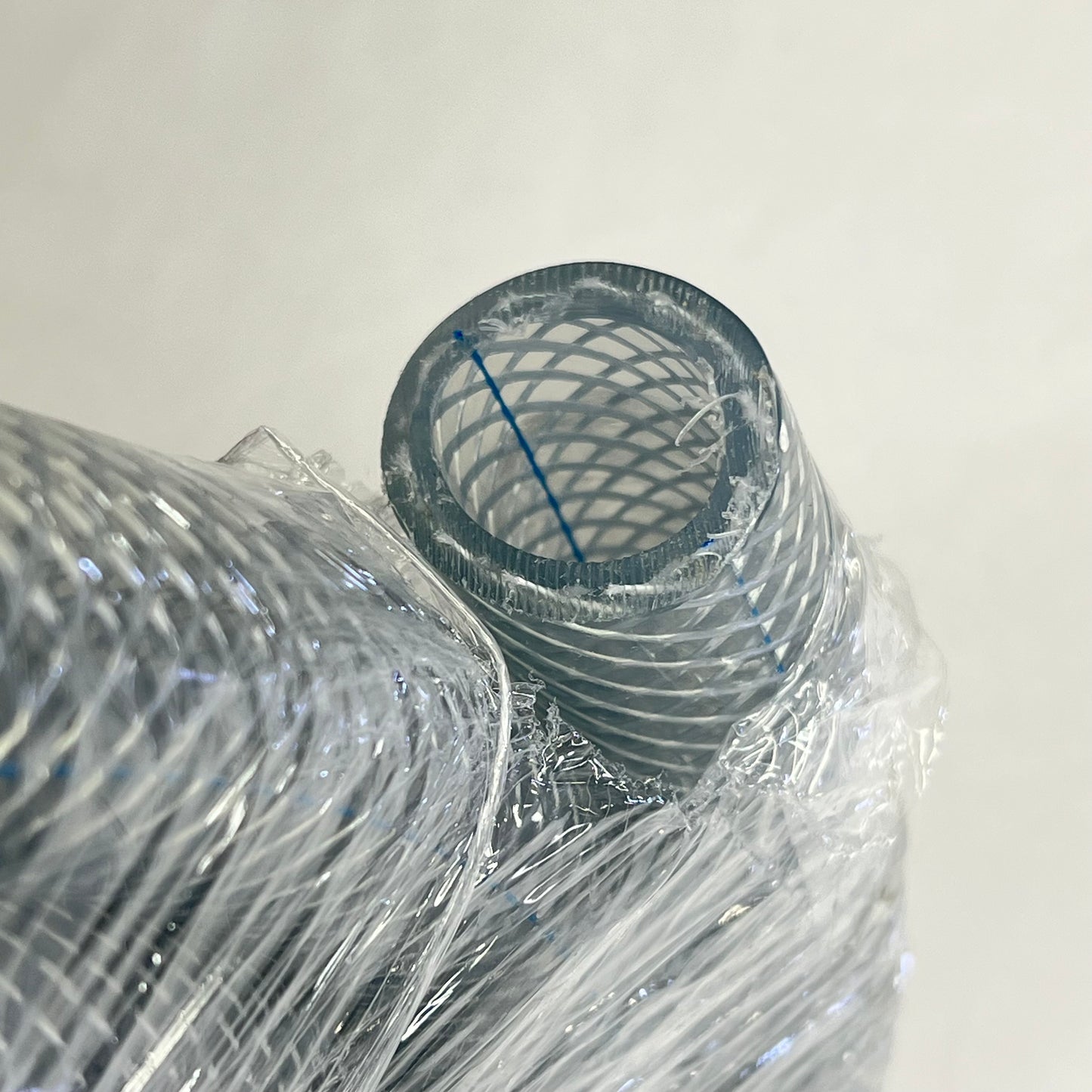 KURI TEC Food Grade FDA Hose Clear Braid  1" ID 1-3/8" OD 10' K3130-16-10