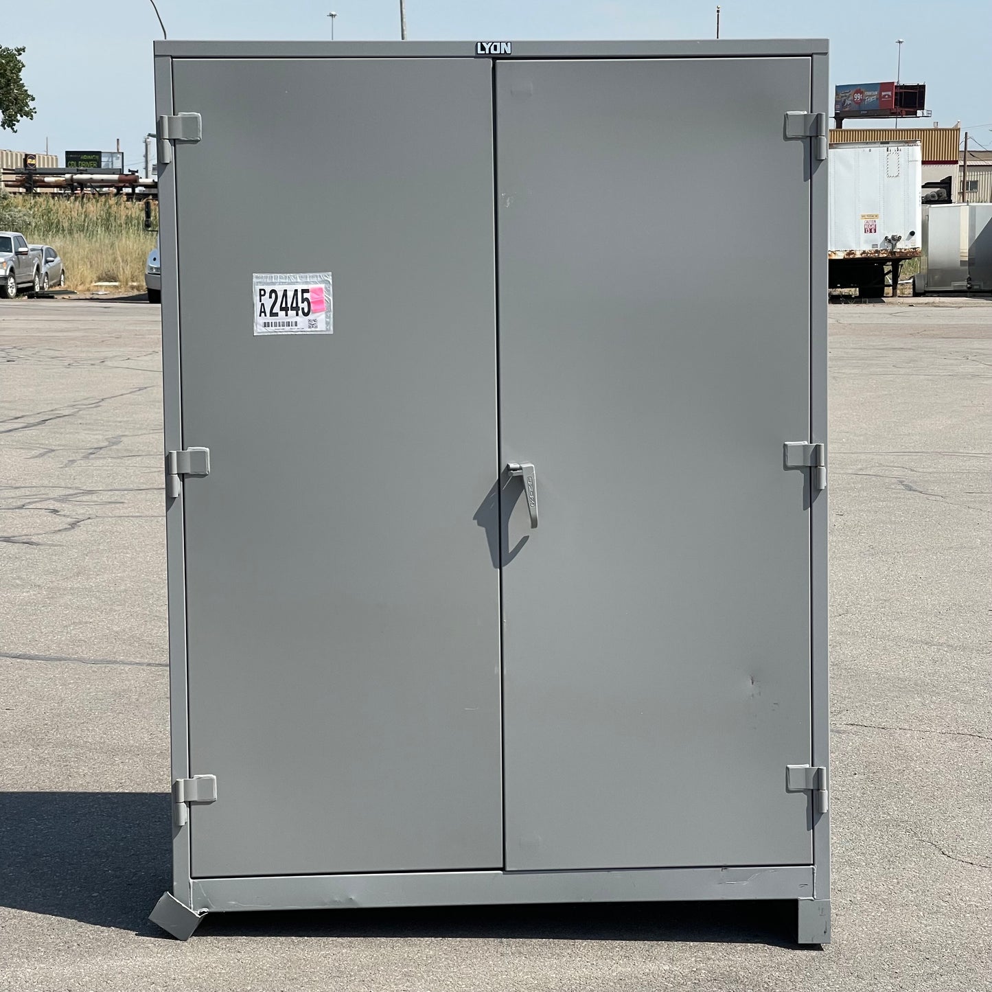 ZA@ Pallet of LYON Heavy-duty Storage Cabinet 82”x60”x24” Dove Grey DD1149 (AS-IS)