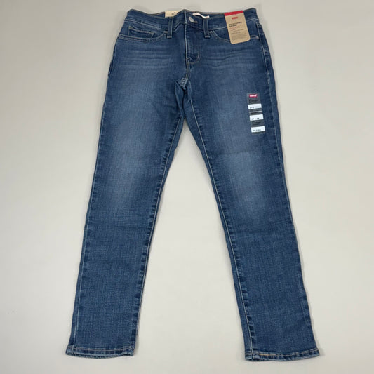 LEVI'S 311 Shaping Skinny Stellar Stretch Mid Rise Women's Sz 27x28 Lapis Gallop