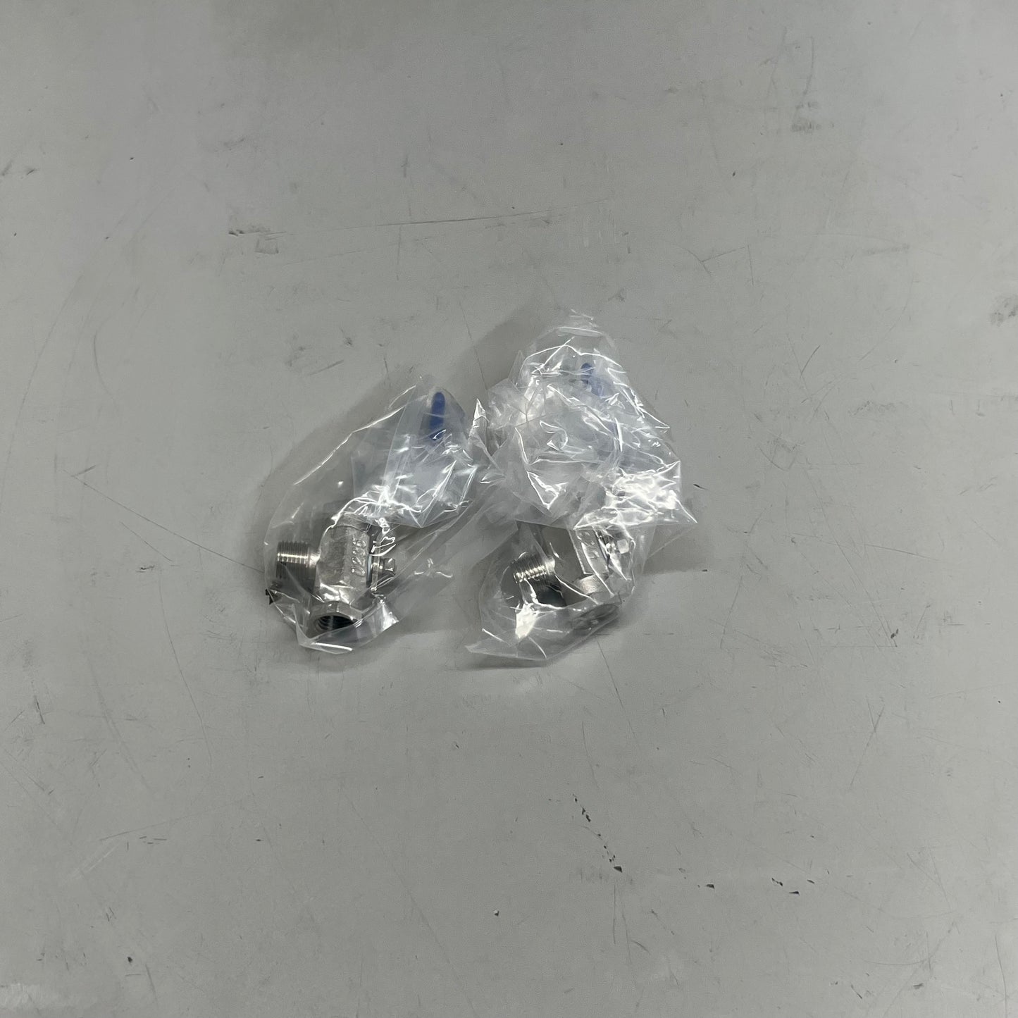 DERNORD (2 Pack) 3 Way Ball Valve Stainless Steel 304 1/4" Silver 7741