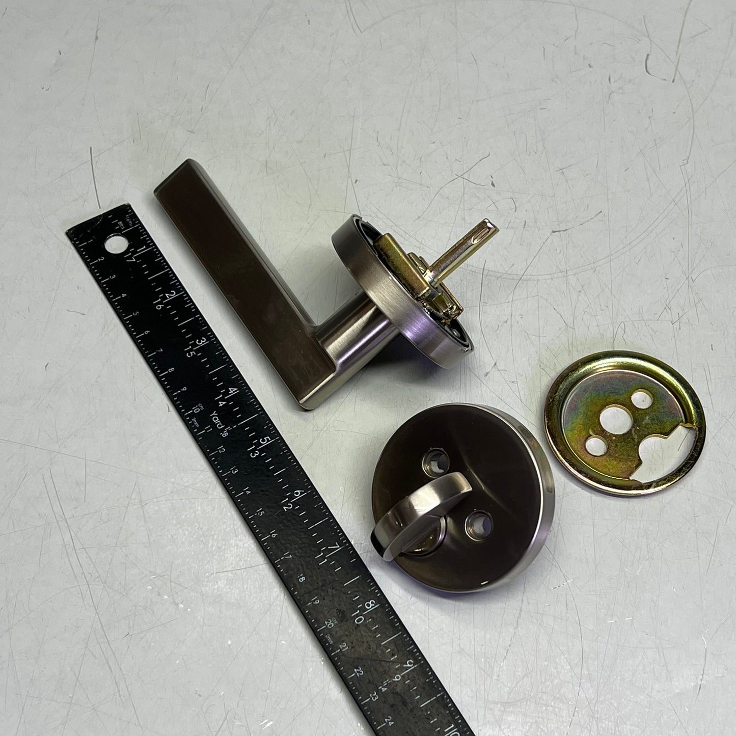 KWIKSET Halifax Trim Pack For 818 Handle Sets Satin Nickel 971HFL RDT 15