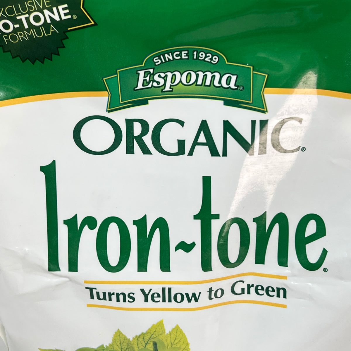 ZA@ ESPOMA  (2 PACK) Organic Iron Tone Turns Yellow to Green  5 lb Bag