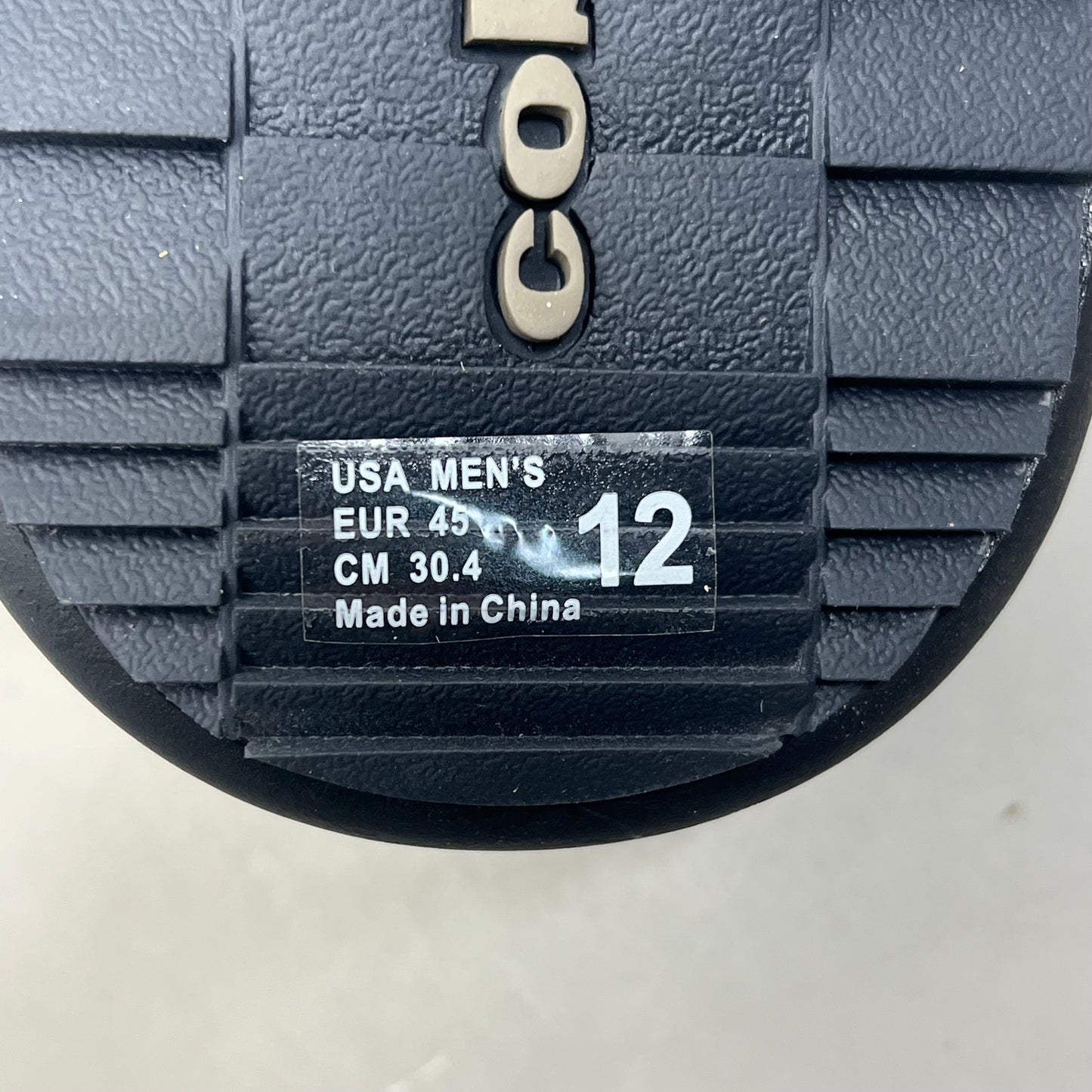 COBIAN Compass Synthetic Leather Strap Men's Sz 12, EU 45 Black COM25-001-12