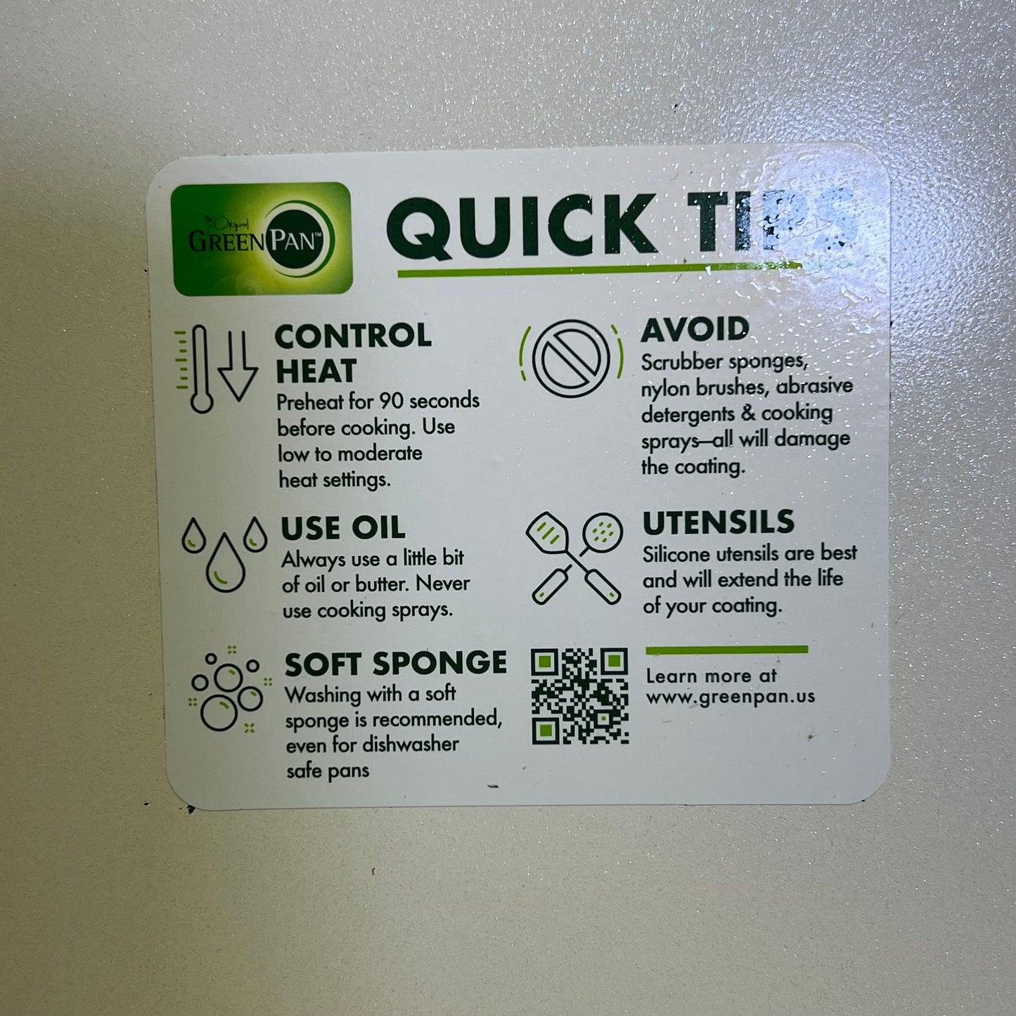 GREENPAN (3 PIECE) Rio Frying Pan Set Healthy Ceramic Diamond Enhanced Non Stick