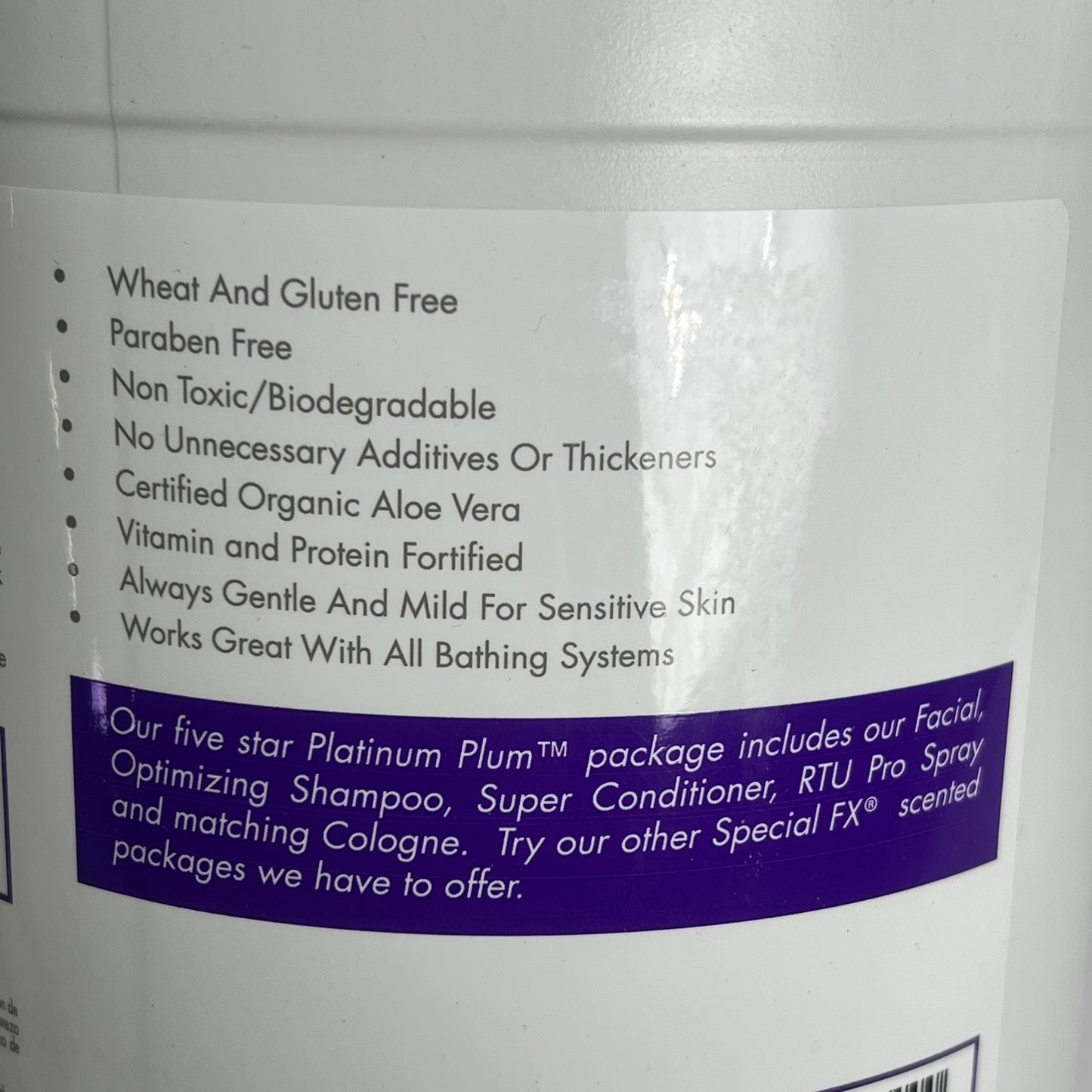 SPECIAL FX Facial & Body Shampoo Dilutes 50:1 Biodegradable Non Toxic 1 Gal