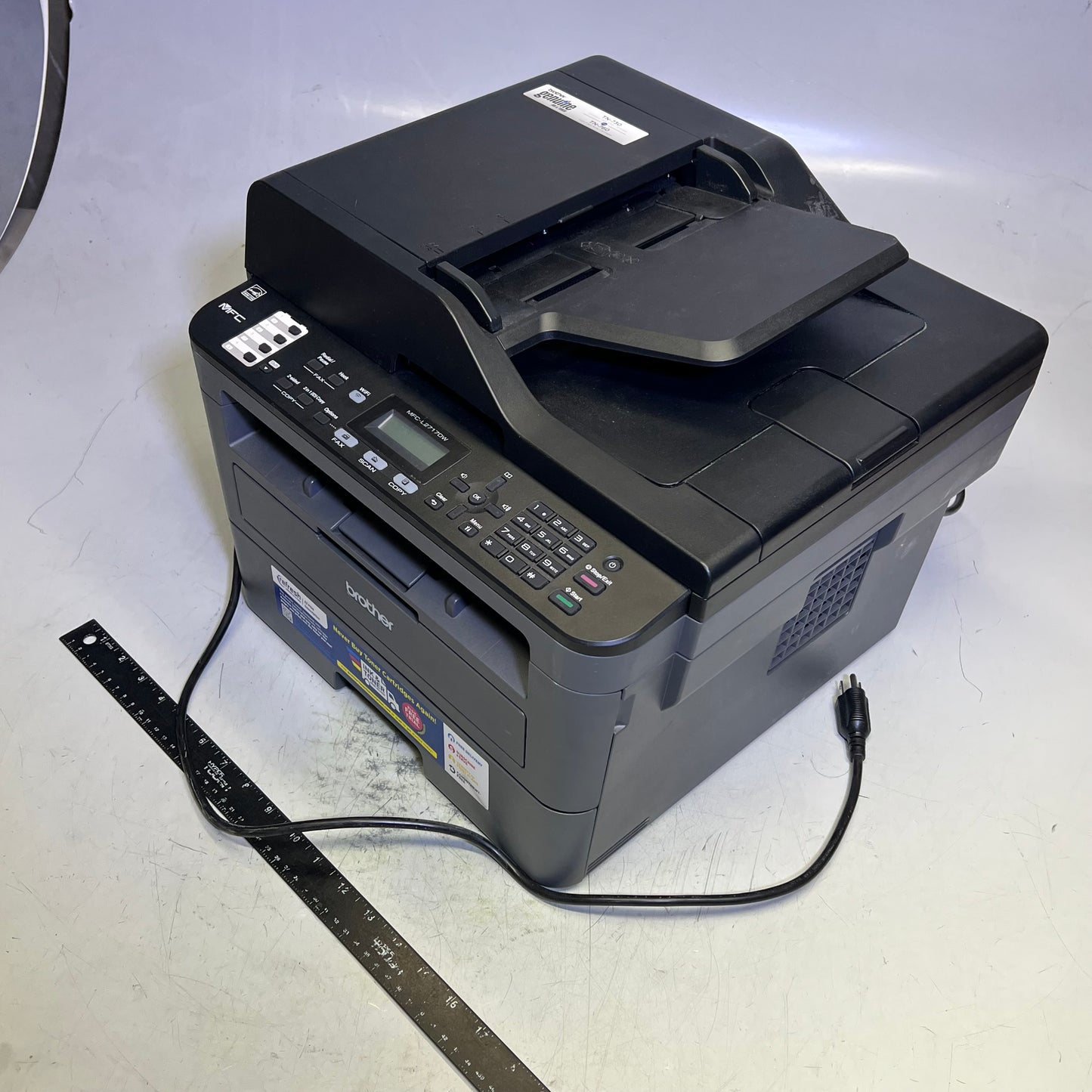 ZA@ BROHTER Wireless Black & White All-In-One Laser Printer (DISCONTINUED) Black MFC-L2717DW (AS-IS)