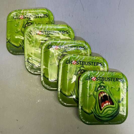 PRIME PARTY (5 PACK, 8 PLATES EACH) Ghostbusters Dessert Party Plates 7" 2800DSP