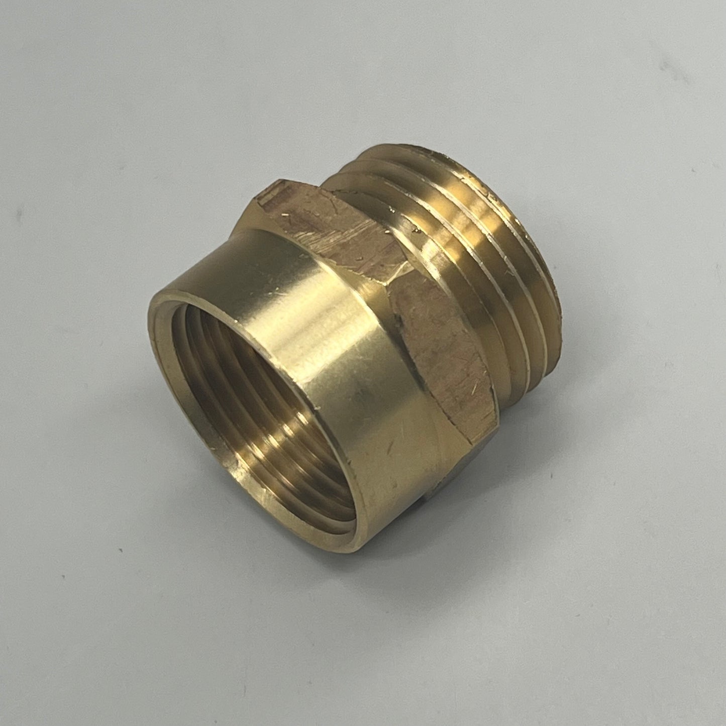 PASCO (5 PACK) Brass Adapter 3/4" MHT x 3/4" FPT Male Hose - Female Pipe 2146