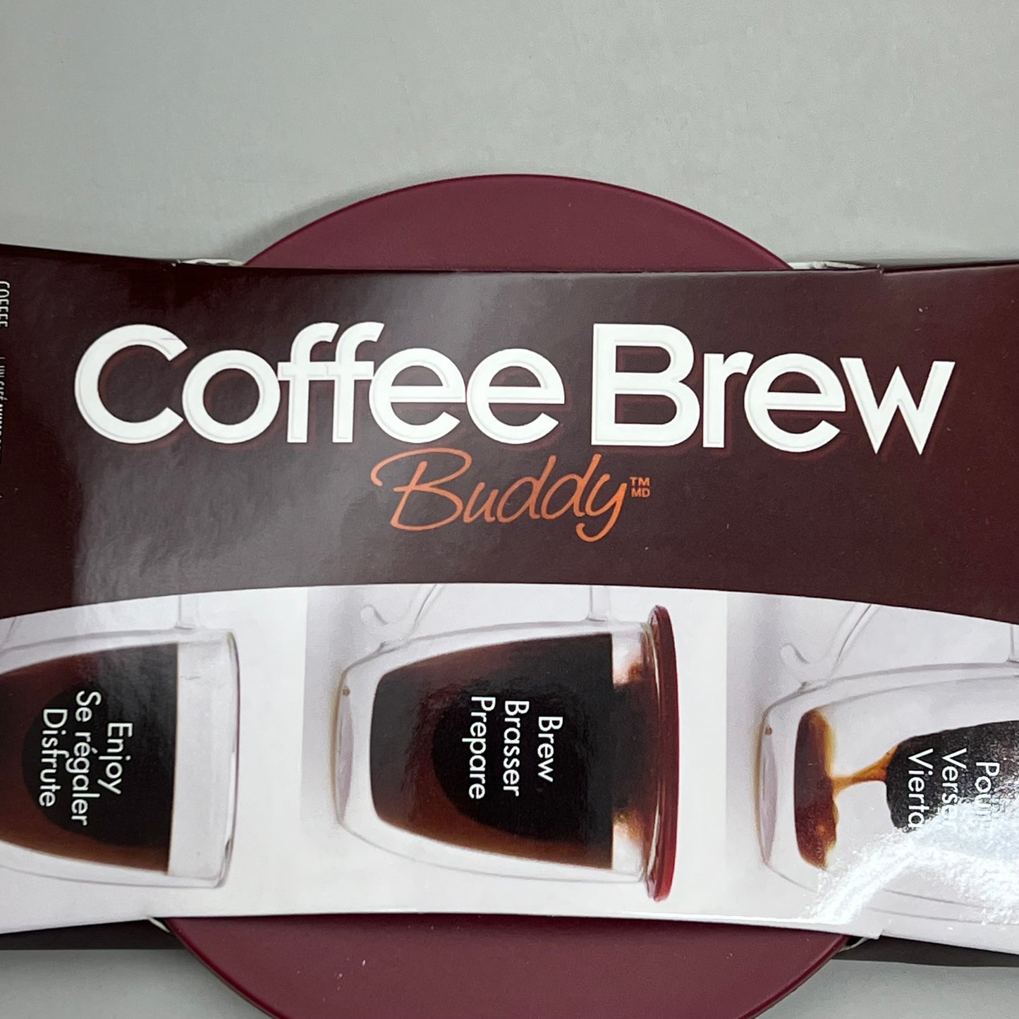 EPOCA (3 PACK) Primula Single Serve Portable Coffee Brew Buddy Maroon PVBR-0146