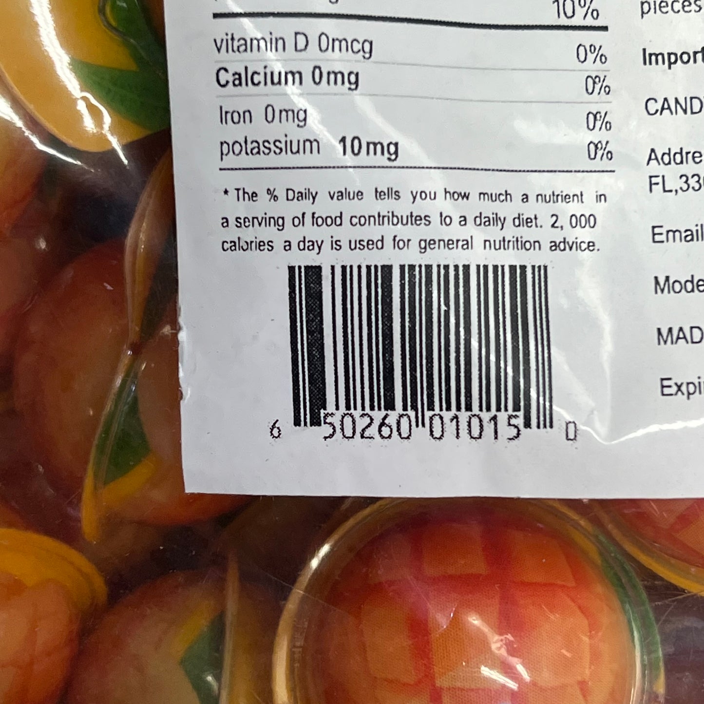 CANDY ERA (5 LBS BAG) Wholesale Fruit Gummy 3D Jelly Candy Mango Flavor BB 05/26