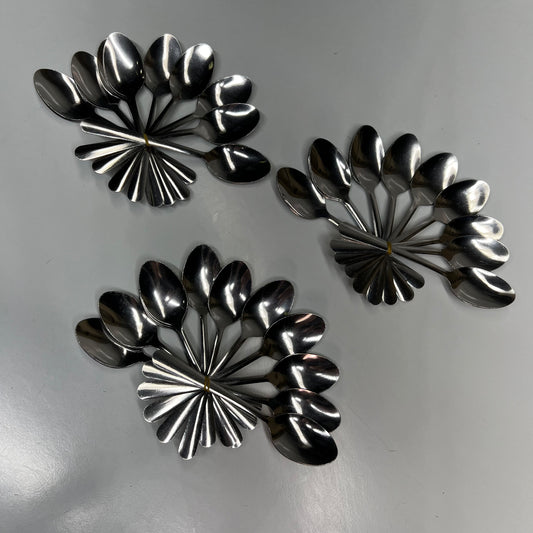 ZA@ PROWARE WINDSOR (36 PACK) MW Teaspoon Stainless Steel Flatware Silver 15962 A