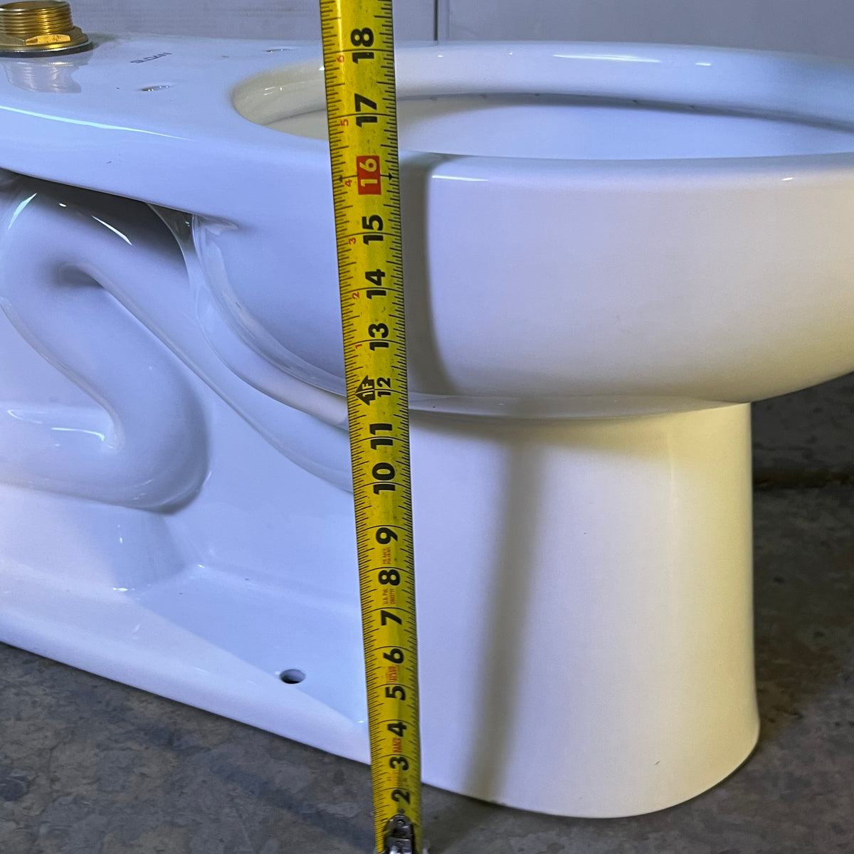 SLOAN Commercial Ada Toilet Bowl - Floor Mount Rear Outlet White 1.6 GPF ST2229A