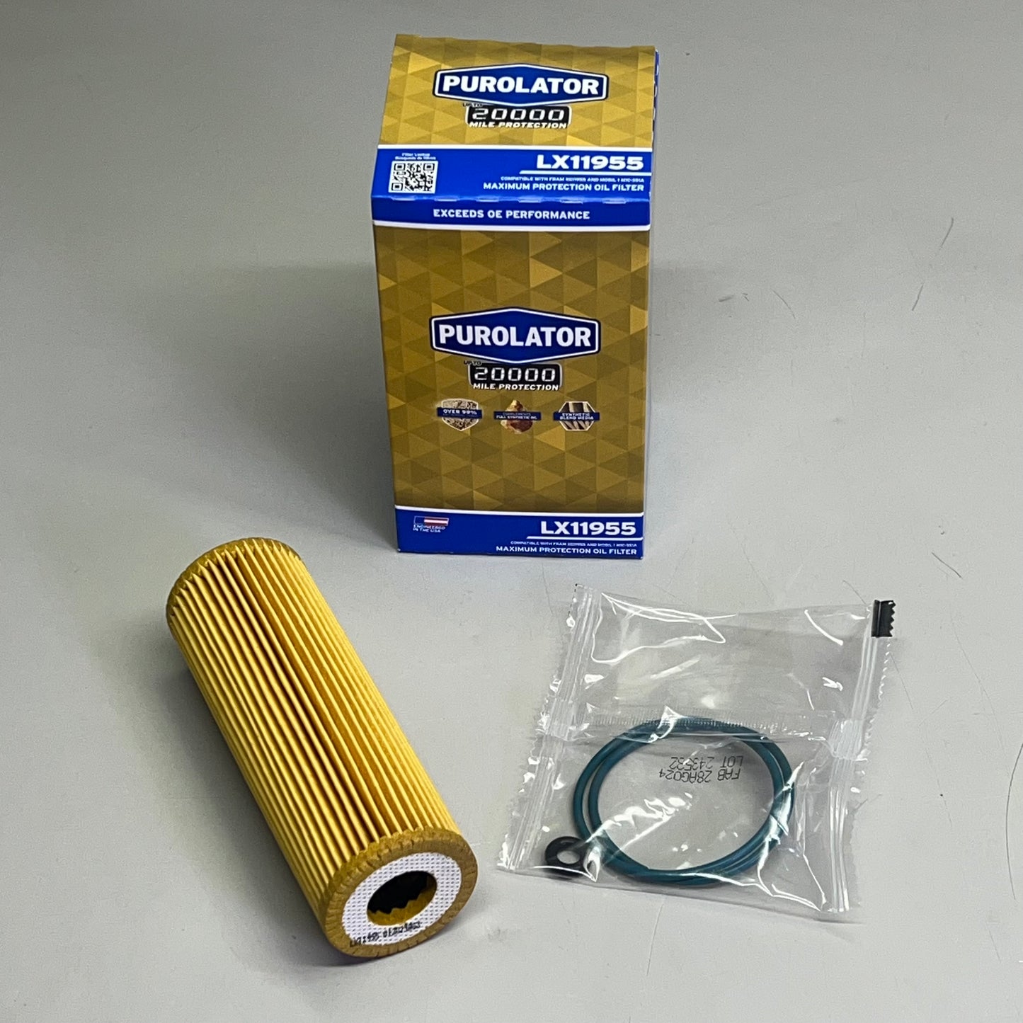 PUROLATOR Advanced Filtration Technology 20K Oil Filter Maximum Protection LX11955