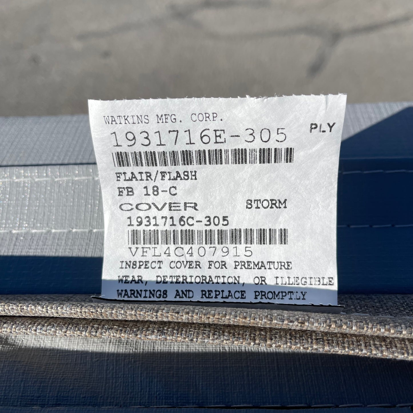 ZA@ Pallet of HOTSPRING Spa Cover 99”x91” Grey 1931716C-305 (AS-IS)