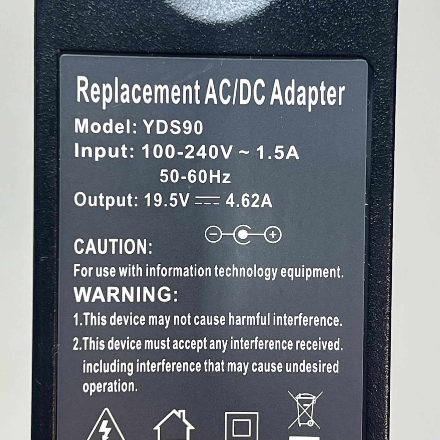 ZA@ Universal Laptop Charger AC Adapter For Dell Latitude 90W Black TDS90 E