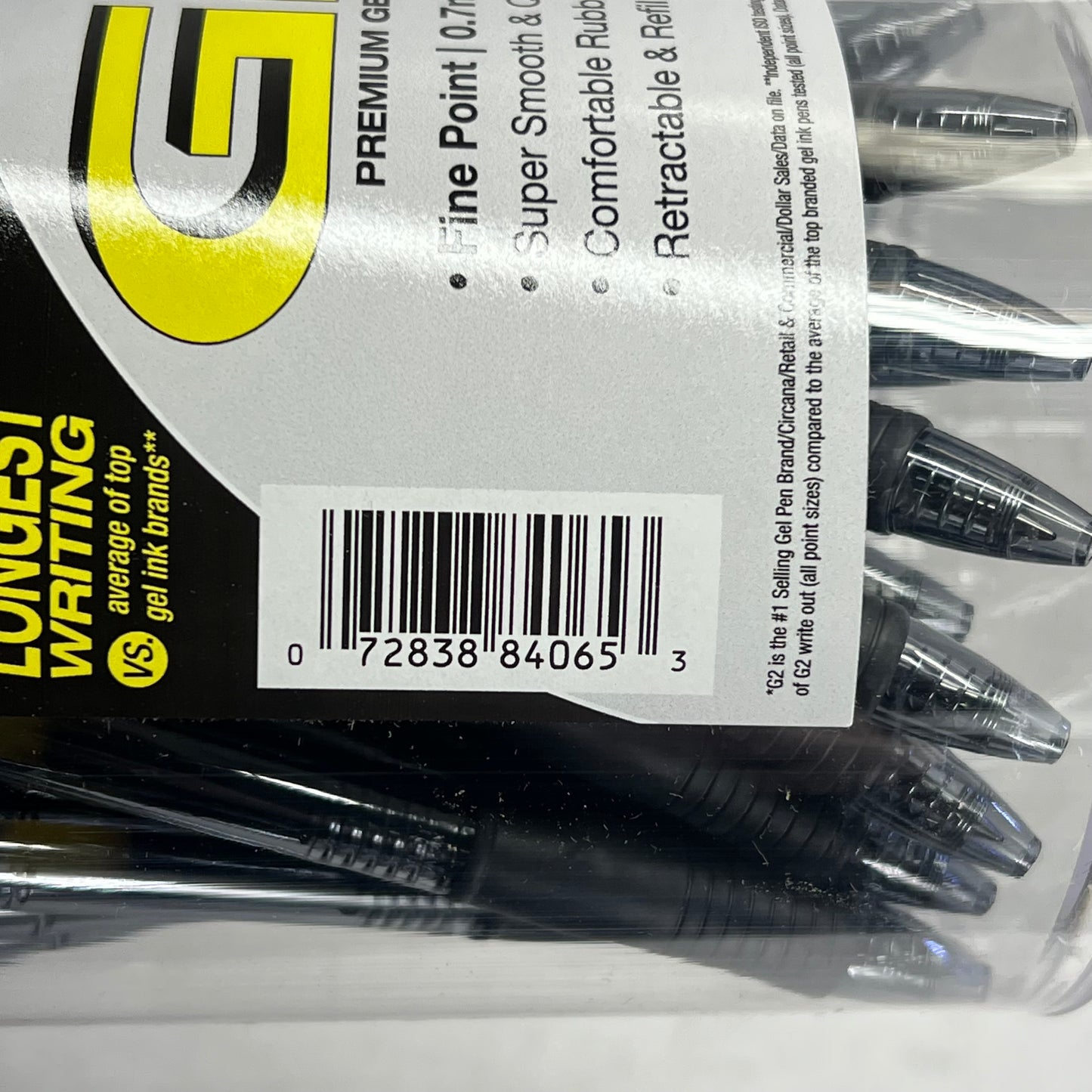 PILOT (36 PACK) Retractable Gel Pens Fine Point  0.7 mm Black 9698420