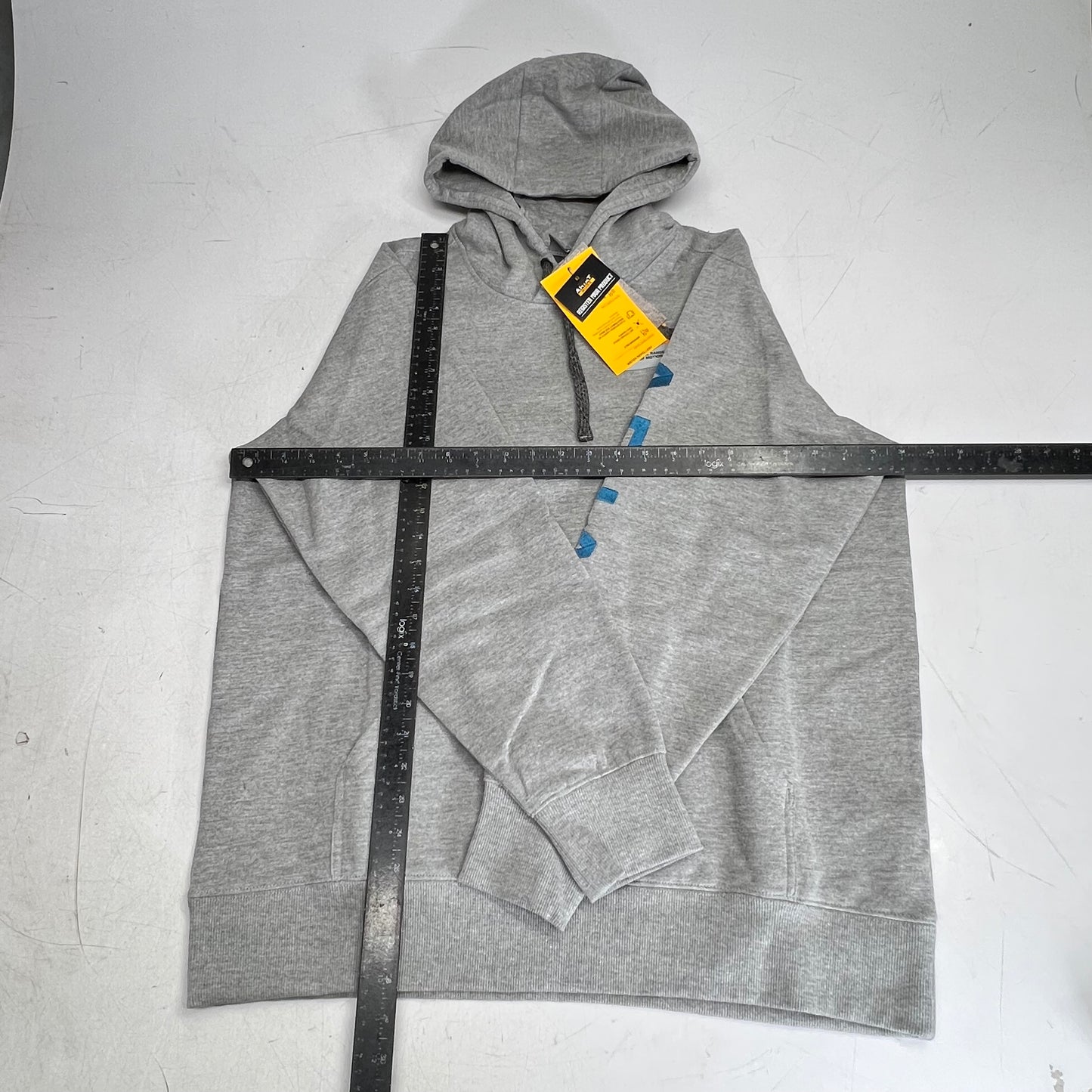 ARIAT Embroidered Rebar Graphic Hoodie Women's Sz XL Heather Grey 10037619