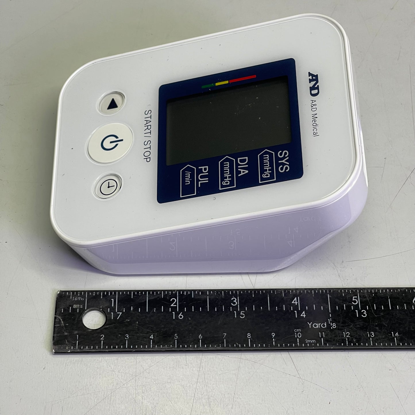 A&D MEDICAL Wide Range Cuff Blood Pressure Monitor White w/ Black UA-651-AC