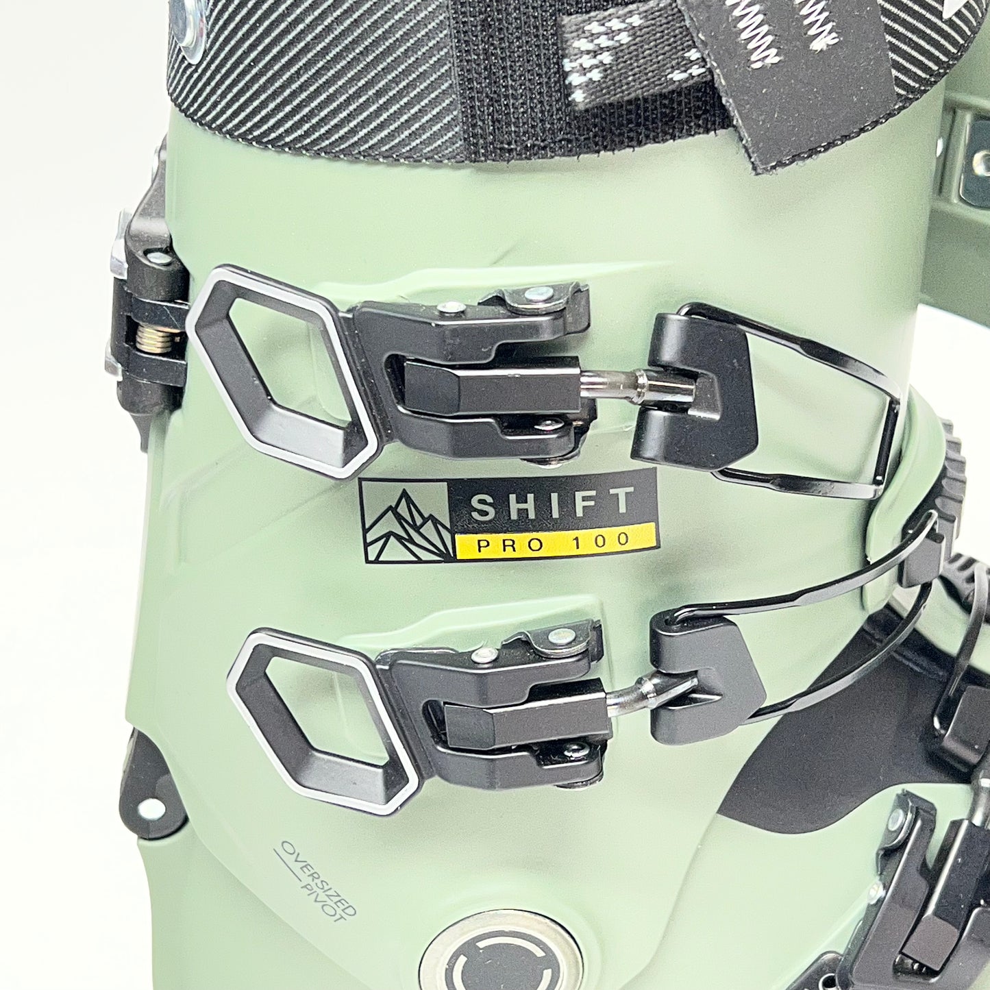 SALOMON Shift Pro 100 at Gw Ski Boots Men's Sz 27 Oil Green SASP1MOGP10044