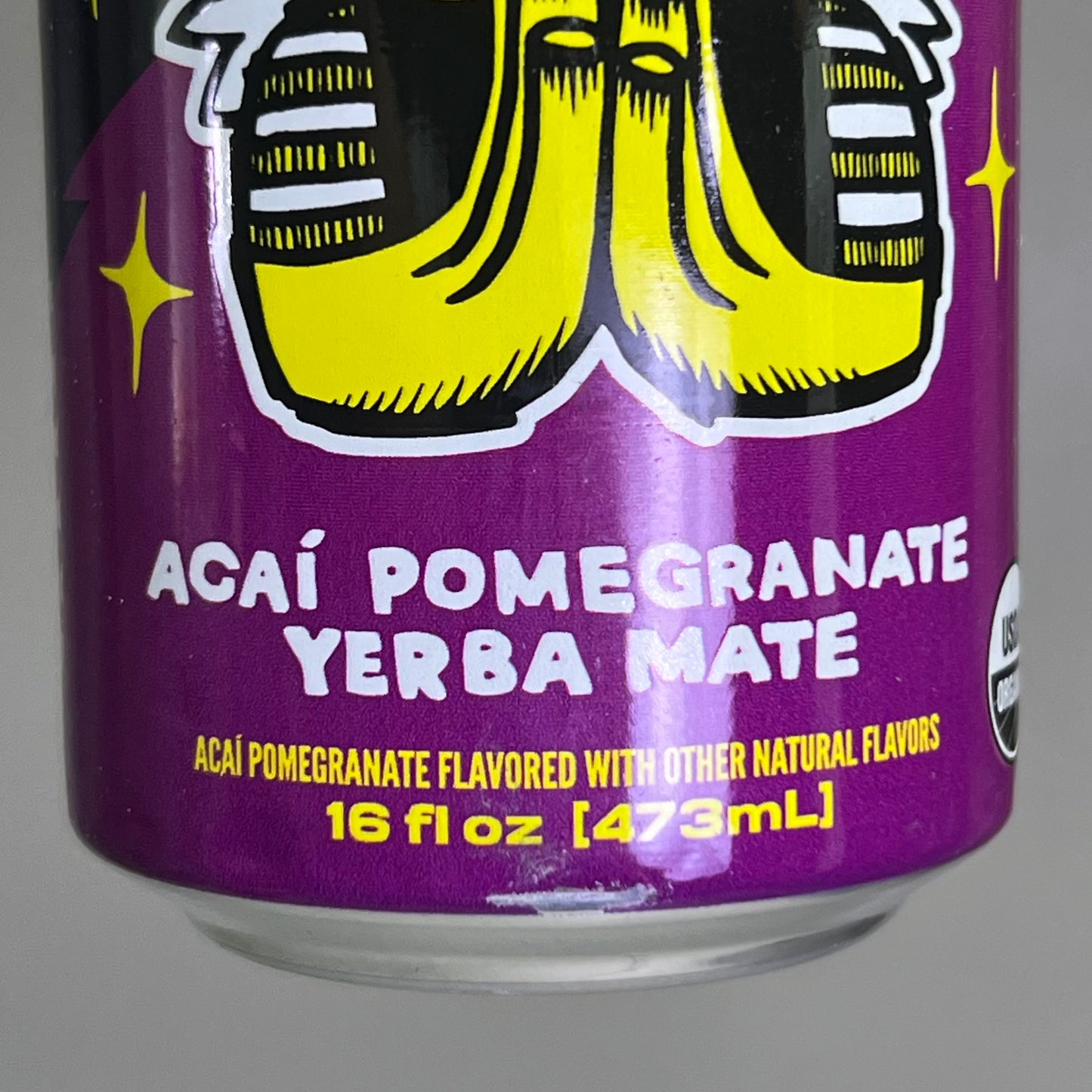 ZA@ WEIRD YERBA (12 PACK) Acai Pomegranate Yerba Mate 16 fl oz (AS-IS, Distressed Packaging) F