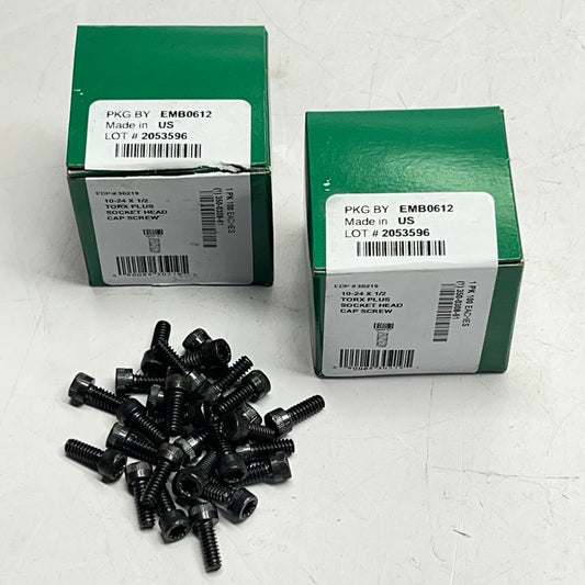 STANLEY (2 PACK, 100 EACH) Socket Head Cap Screw Alloy Steel #10-24x10/2 2053596