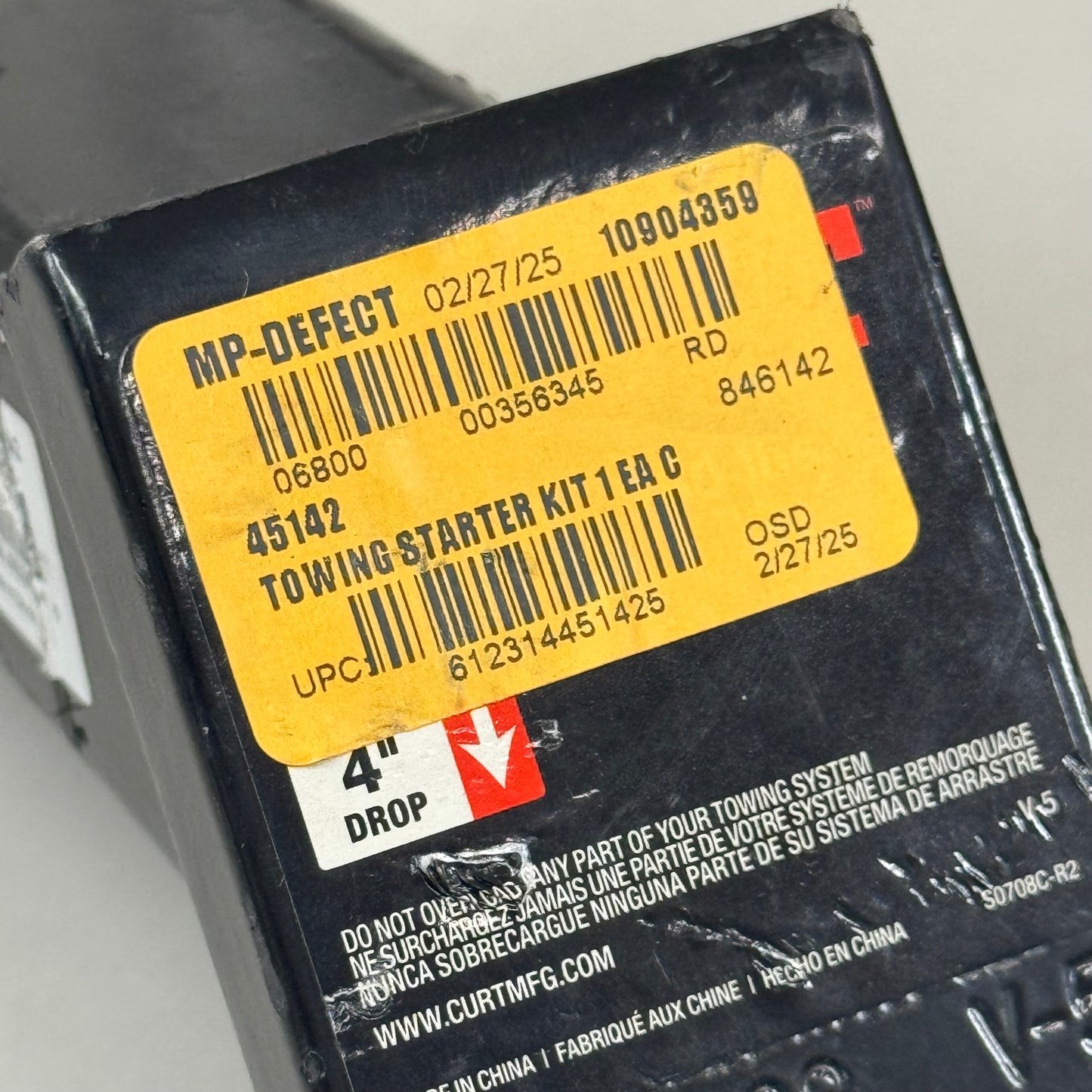 CURT Towing Starter Kit W/ Hitch Lock & Keys Included 45142 (As-Is )