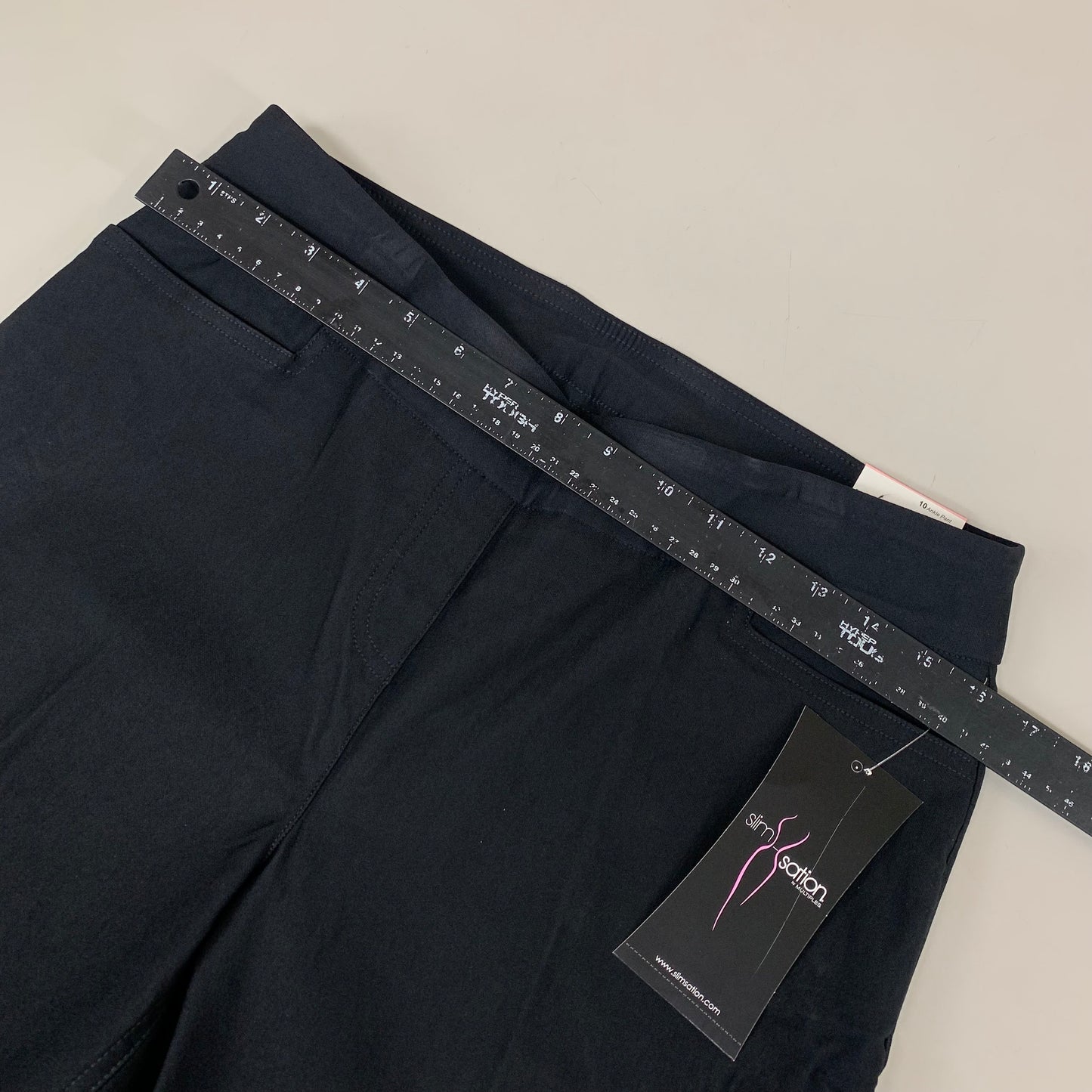 MULTIPLES Ankle Pants Petite Women's Sz 10 Black