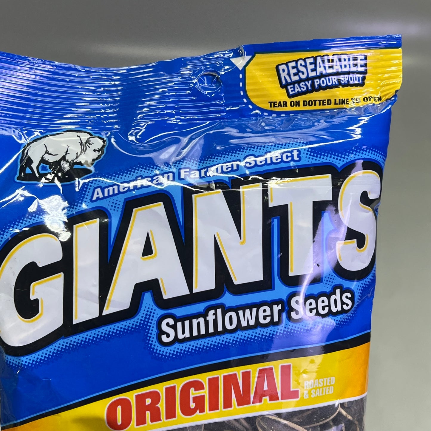 ZA@ ZA@ GIANTS (5 PACK) Original Flavor Salted Sunflower Seeds 5.75 Oz BB 08/26