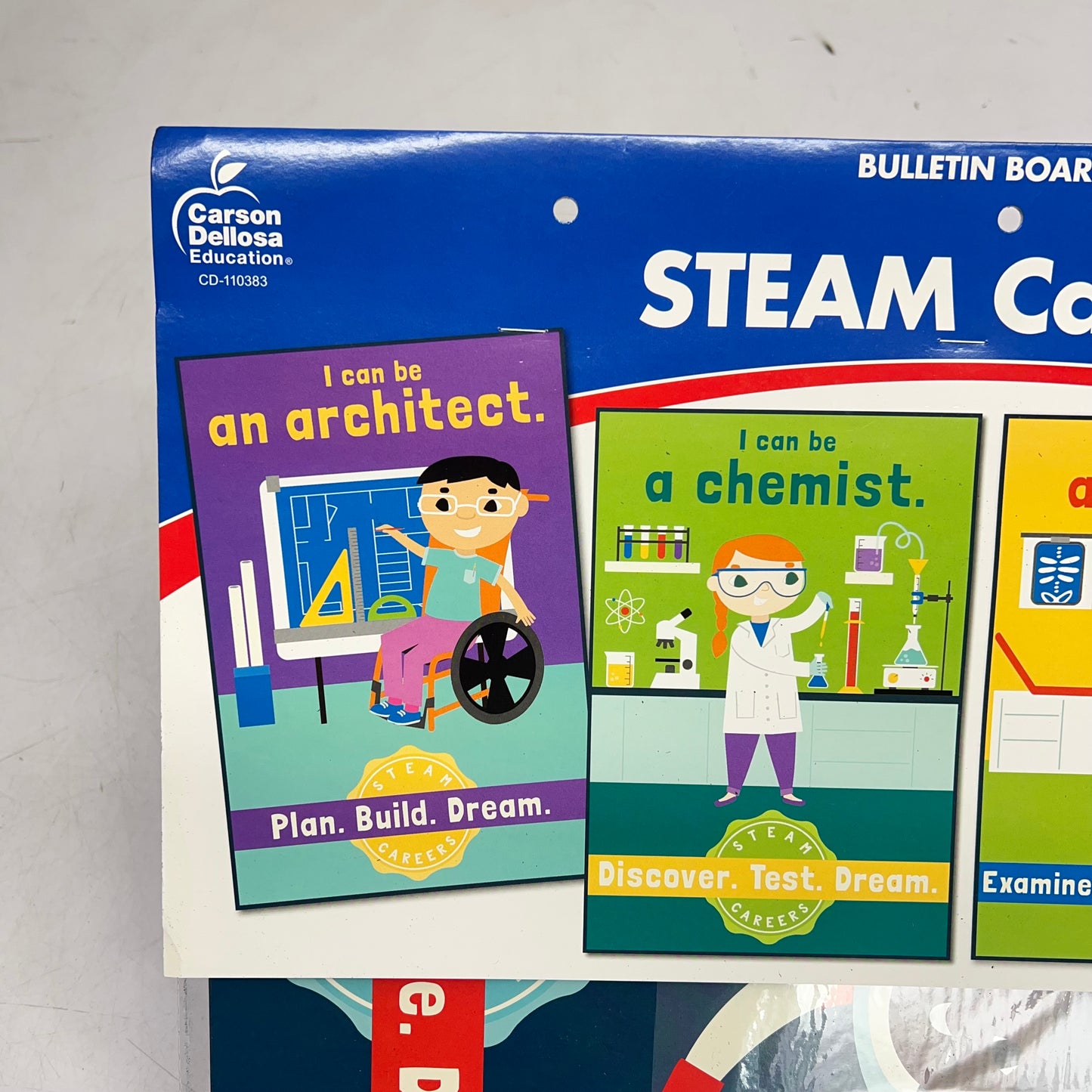 CARSON DELLOSA Education Steam Careers Bulletin Board Set 12 Pieces  CD-110383