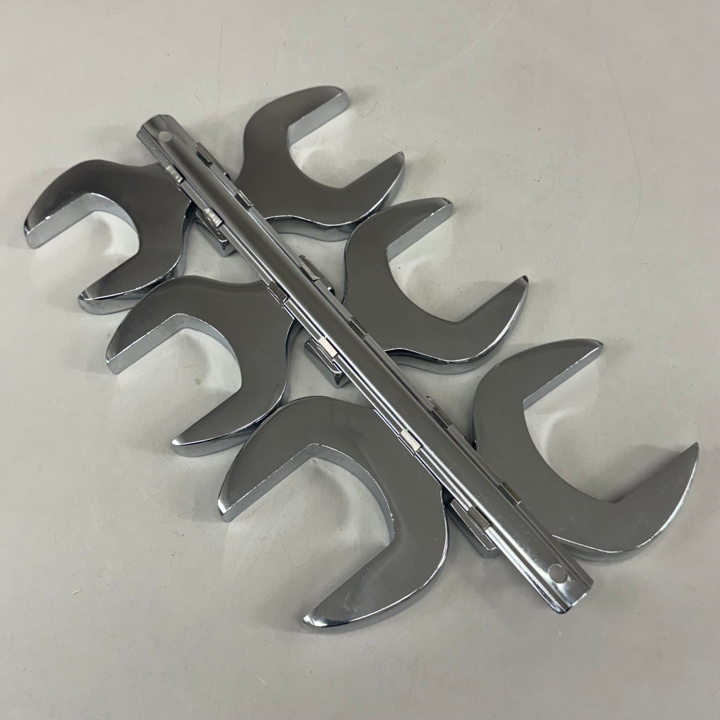 TITAN (6 Piece) Professional Tools Crowfoot Wrench Set 1-5/8 to 2-1/4" 17676