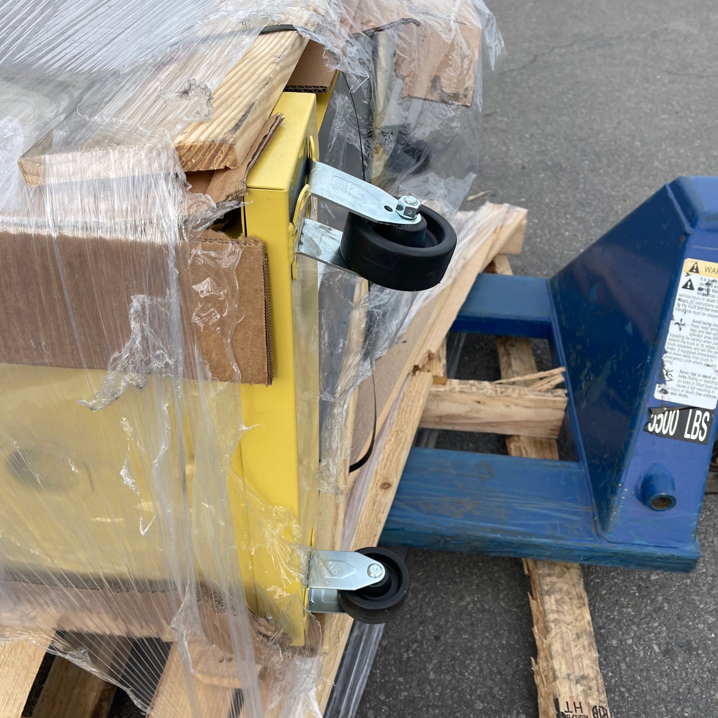 Z@ SECURALL Rolling Safety Storage Cabinet for Flammable Liquids 45 Gal Capacity A345-C (AS-IS)(B)