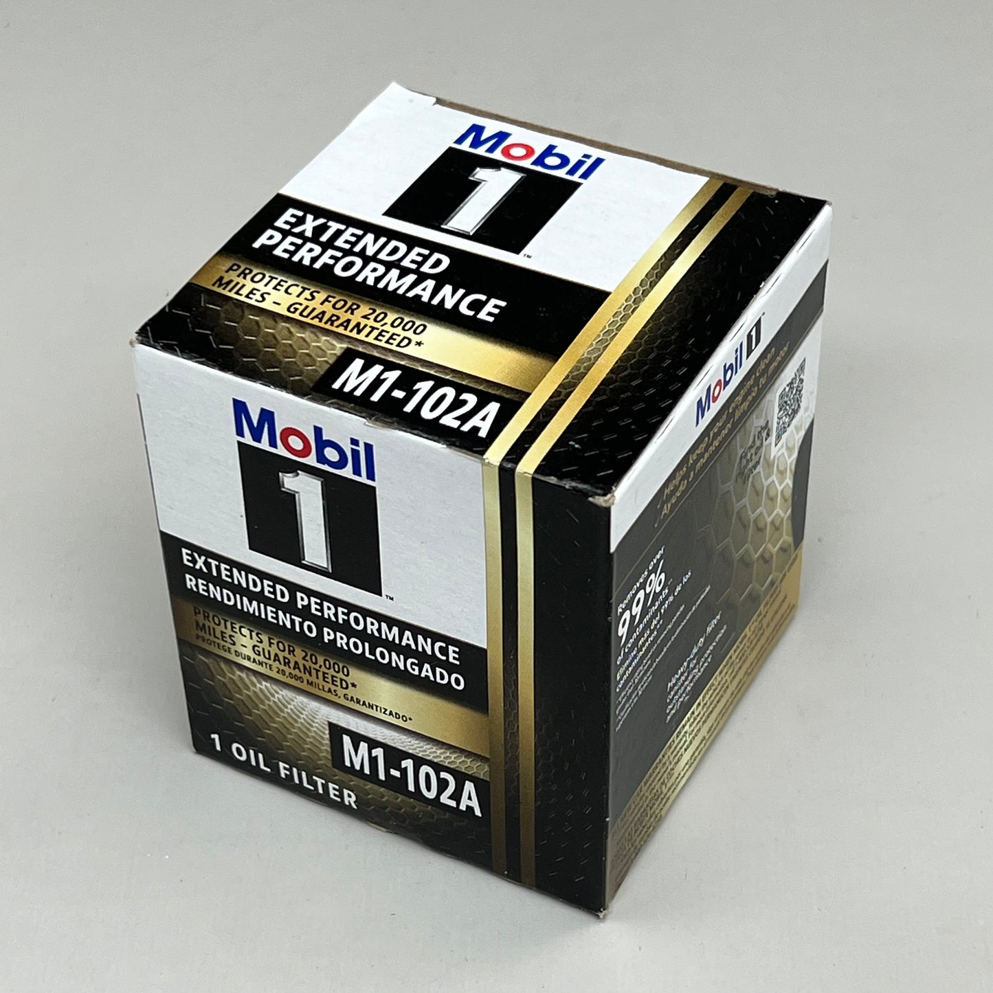 MOBIL1 (2 PACK) Extended Performance oil Filter Protects 20,000 Miles M1-102A