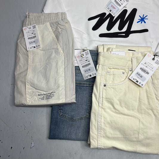 ZA@ ZARA Lot Of Assorted Clothing Jackets, Pants & Shoes Girls Sz EU 11-12 / EU 37 Multicolor