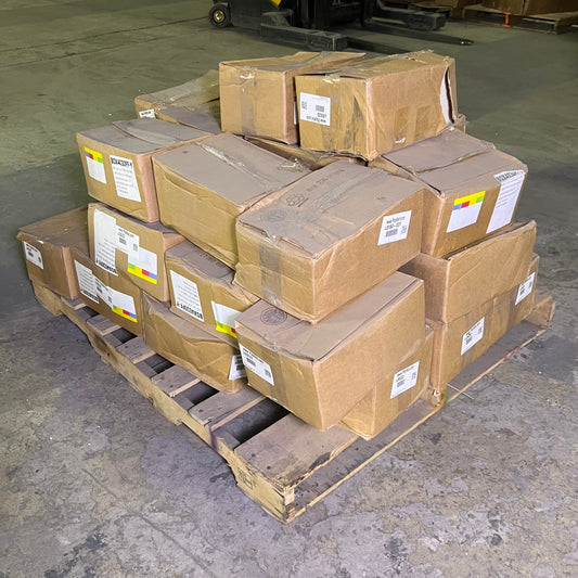 ZA@ Pallet of YELLOW BAR (8000 ct)Blank Sticker Labels 4" x 3" BOX403OFF-Y