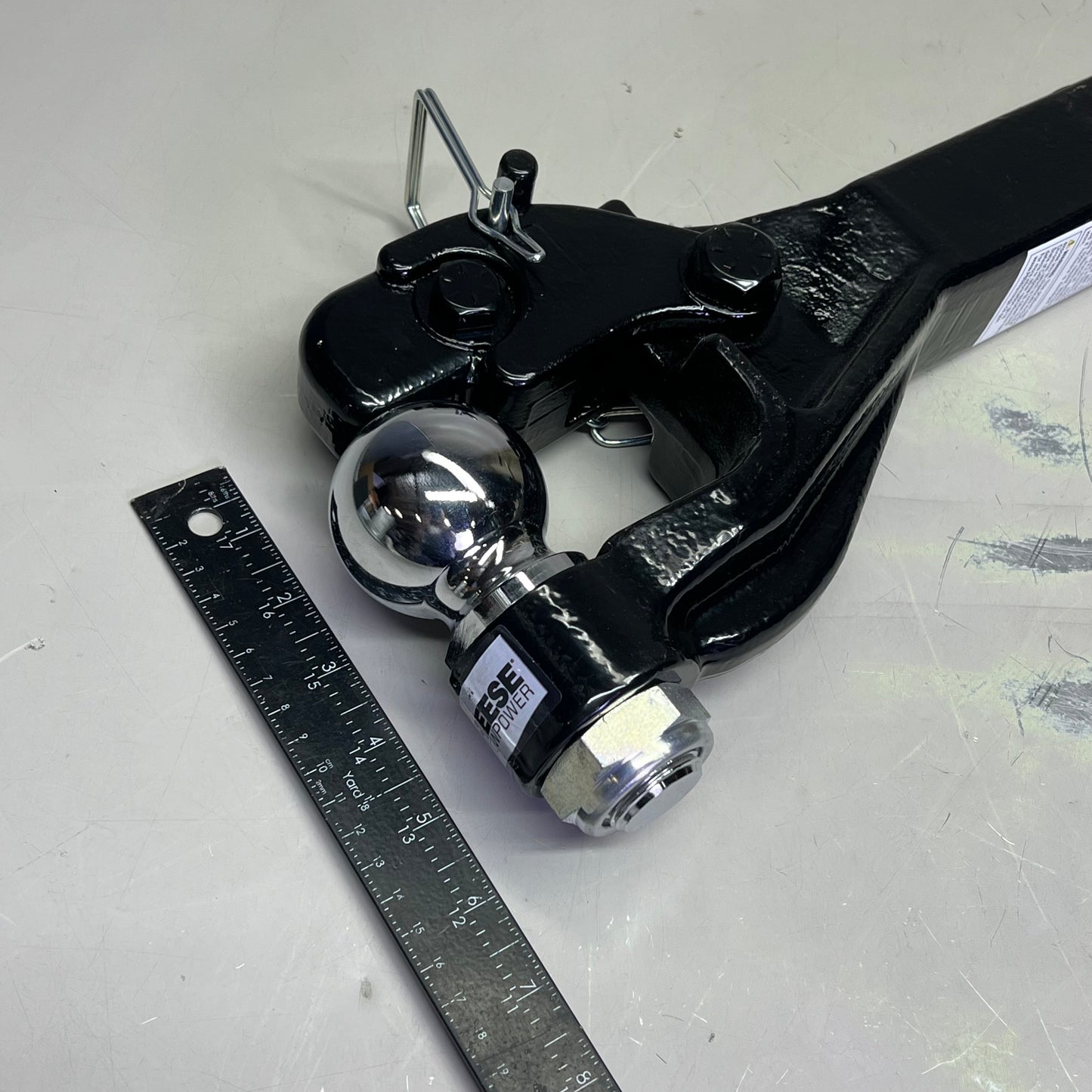 REESE TOWPOWER Pintle Hook & Ball Combo Mount 12,000lbs 2-5/16" Ball 7024200