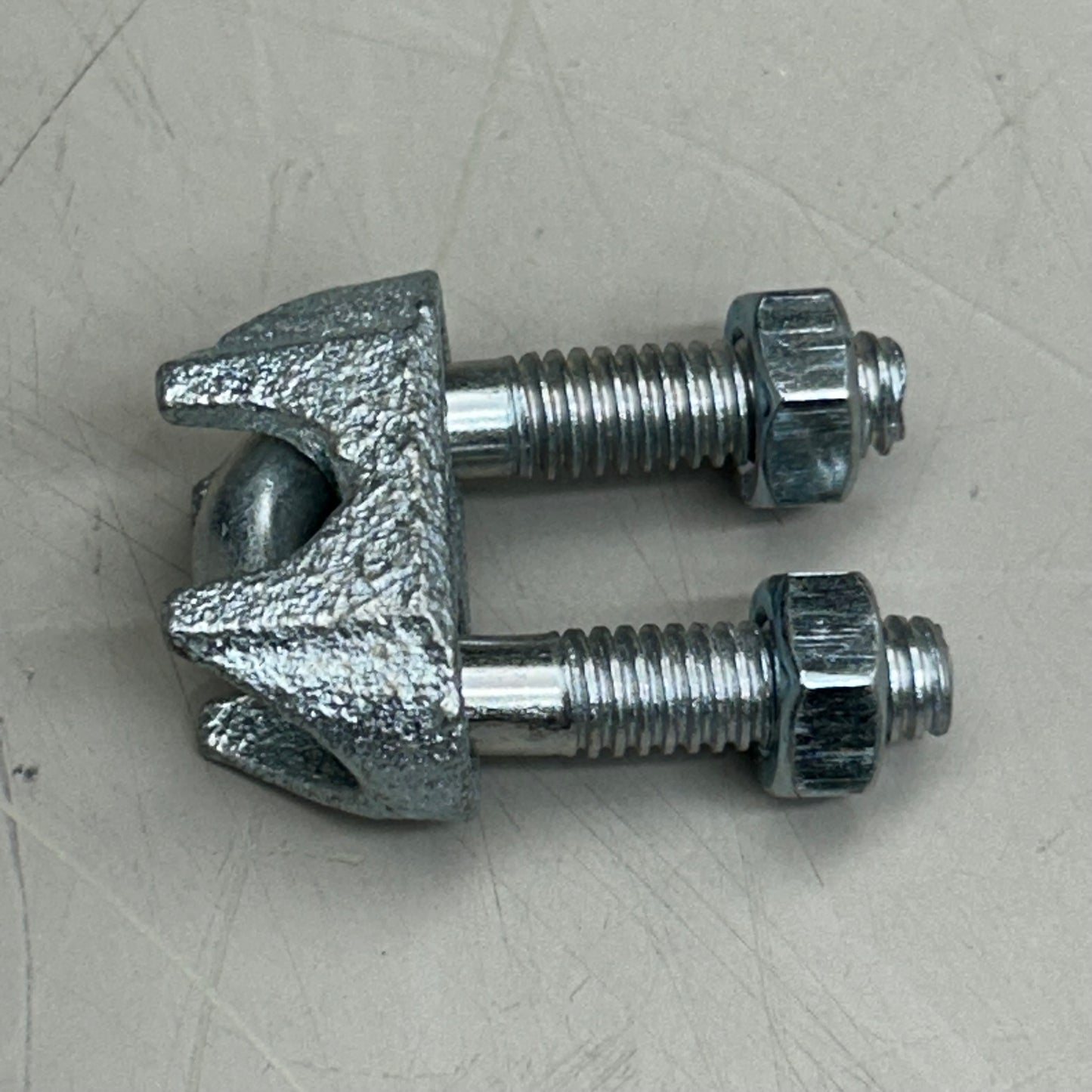 HANHUA (10 Pack) Stainless Steel Wire Rope Clip Cable Clamp 5/16" Chrome