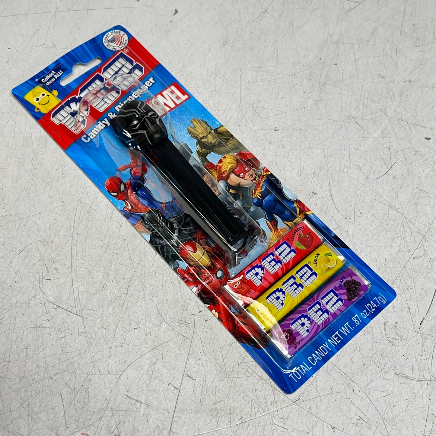 PEZ (6 PACK) Marvel Assorted Characters Candy Dispensers W/ Candy BB 12/30