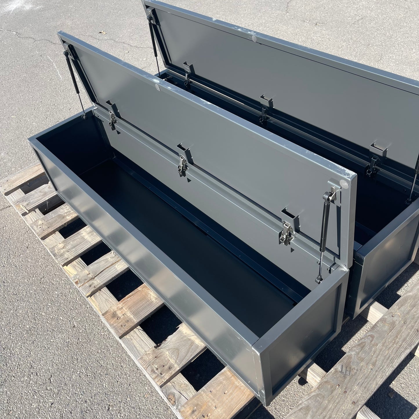ZA@ UNBRANDED Roll Out Metal Shelving/Tables (AS-IS)